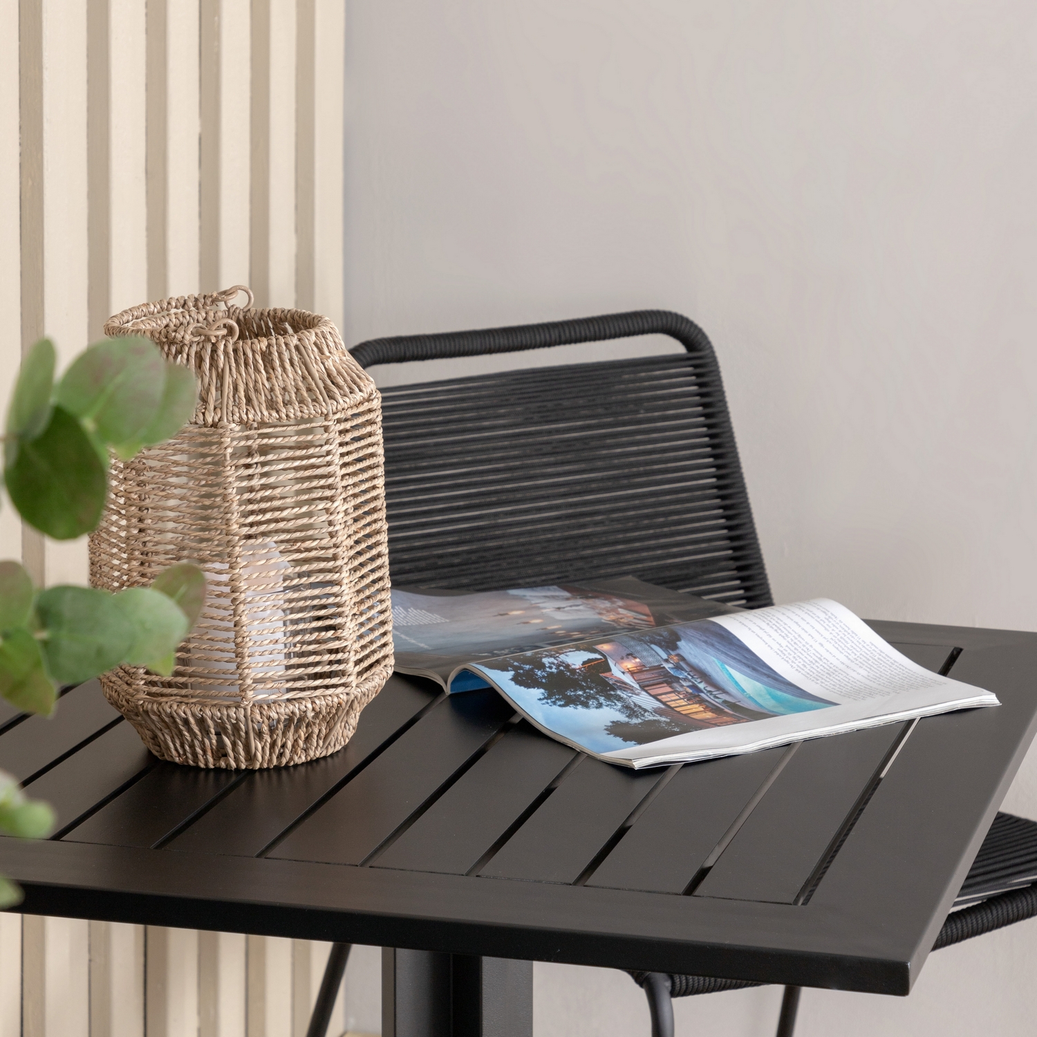Caféset Venture Home Wille med 2 Lumi Trädgårdsstolar Utomhus