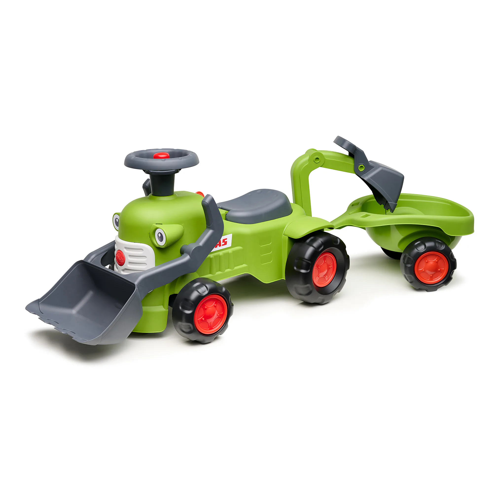 Traktor Falk Claas Vintage Med Ratt, Tuta & Tillbehör