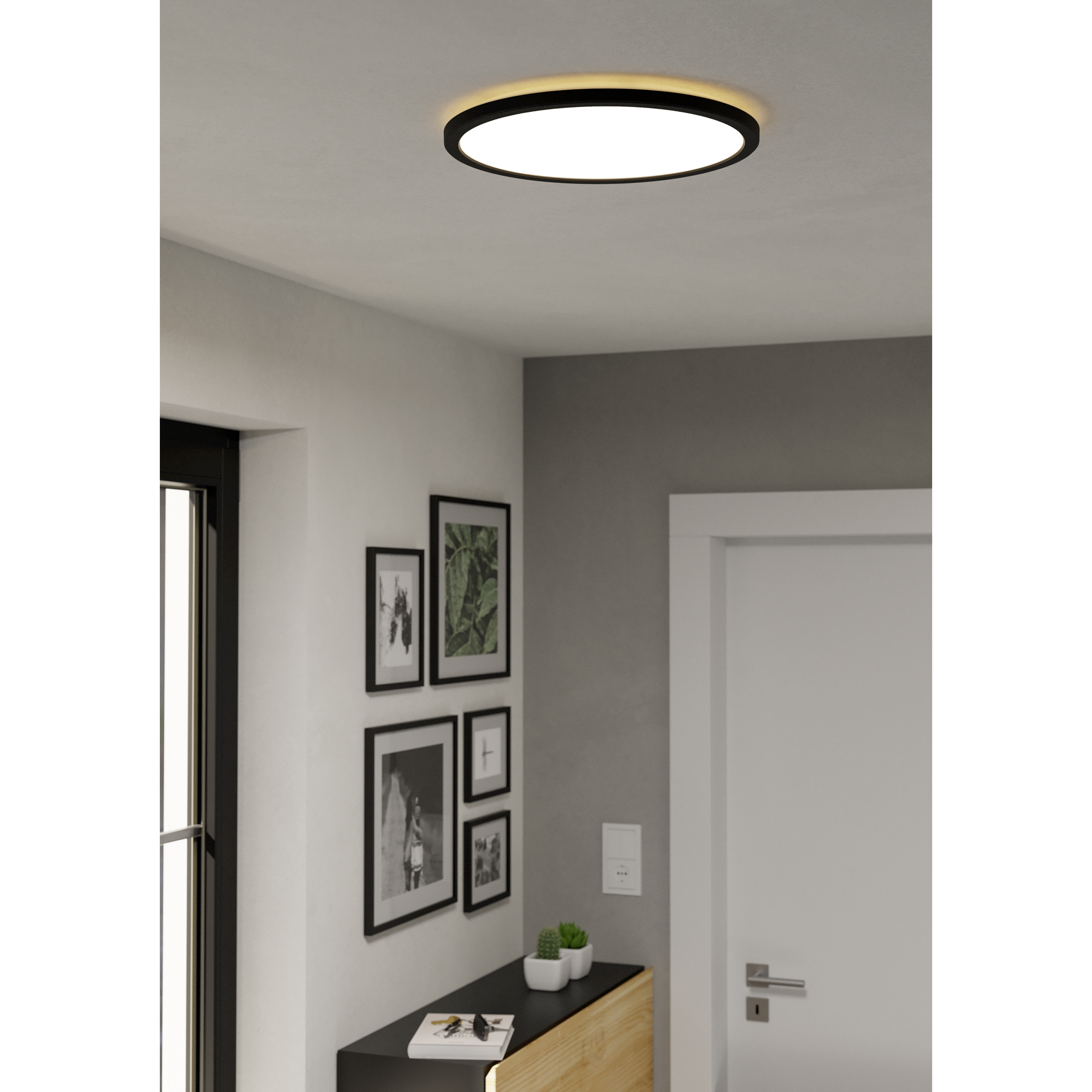Taklampa Eglo Rovito-R Svart 390 mm