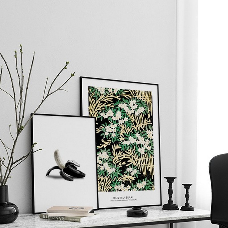 Poster Gallerix Forest Illustration By Watanabe Seitei