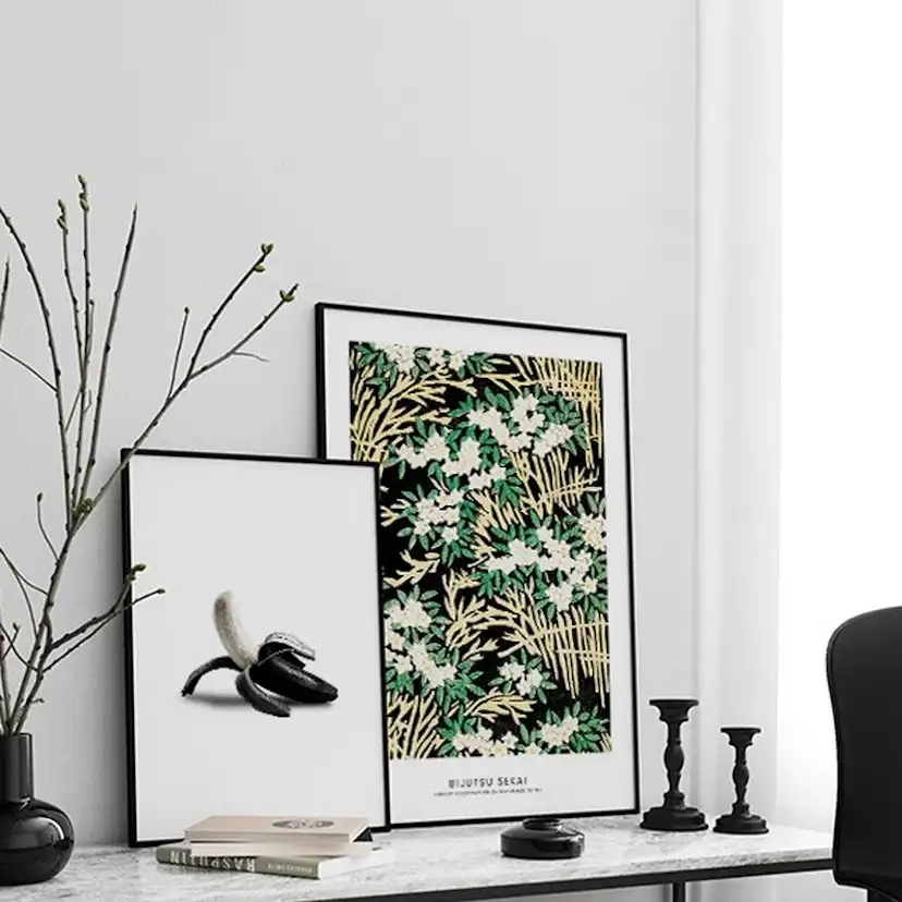 Poster Gallerix Forest Illustration By Watanabe Seitei