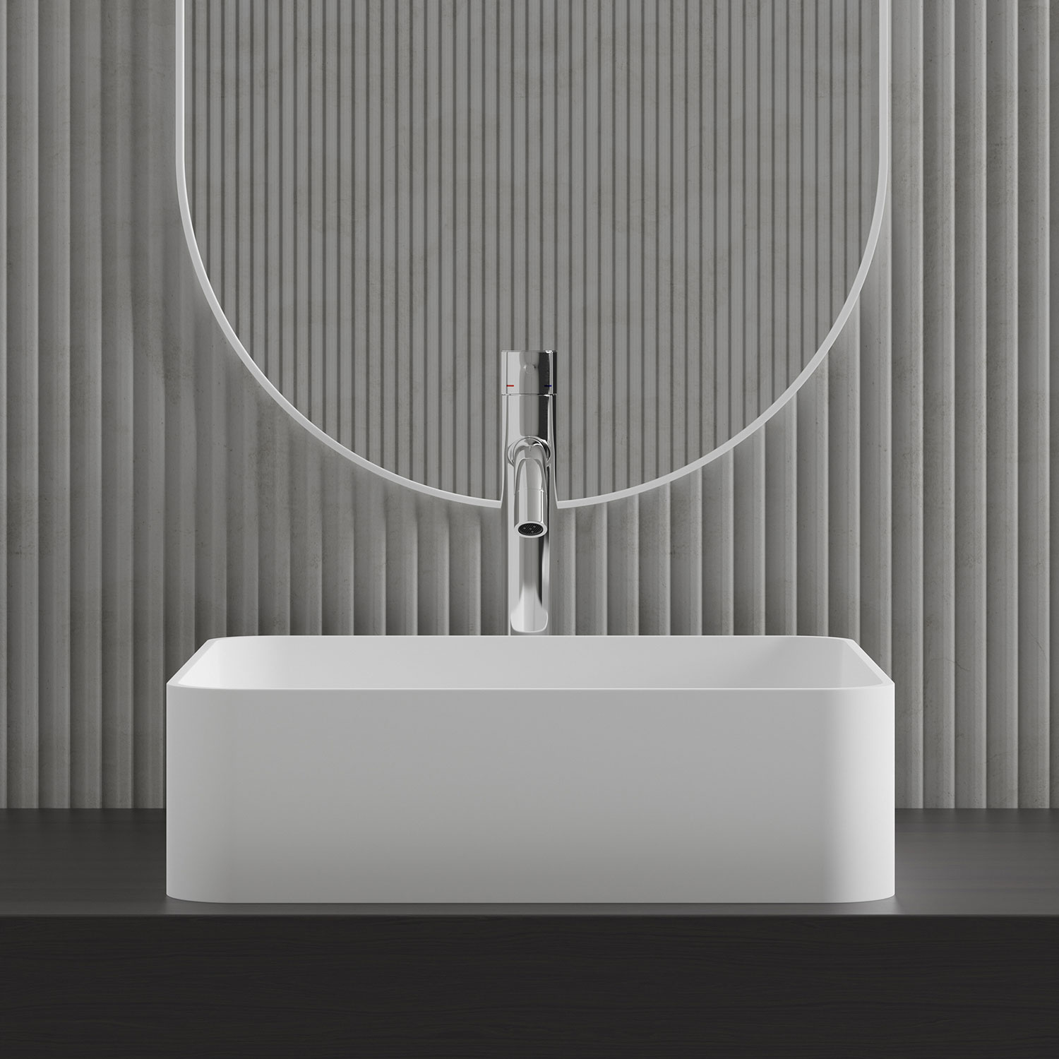 Tvättställsblandare Scandtap Steel Voyage High