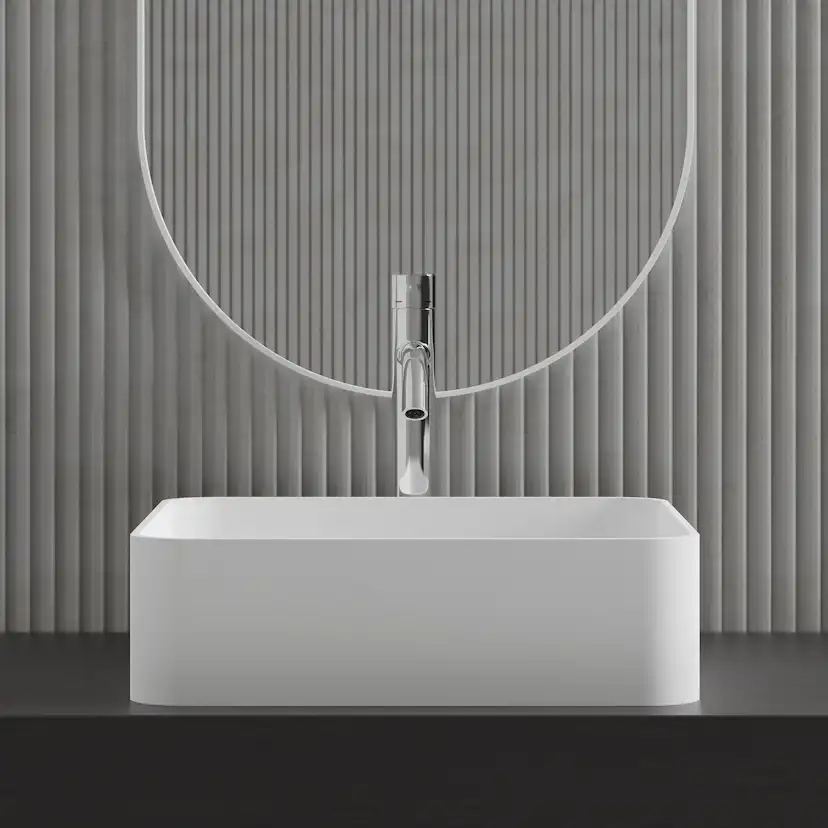 Tvättställsblandare Scandtap Steel Voyage High