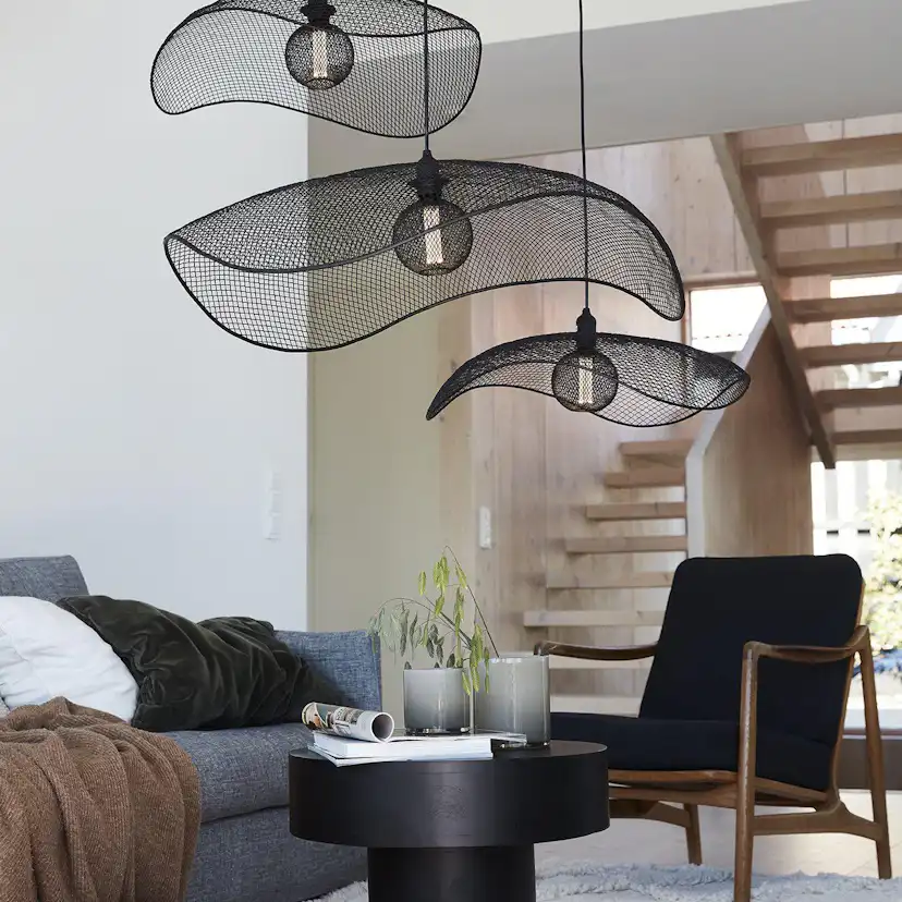Vivi taklampa Svart 79cm m sladd Bredd: 790 mm