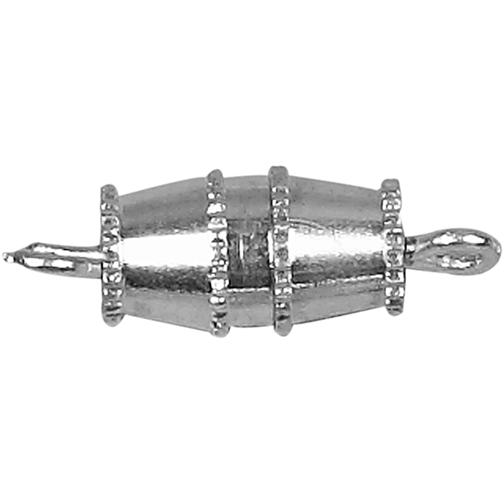 Skruvlås Creativ Company Försilvrad 10-pack