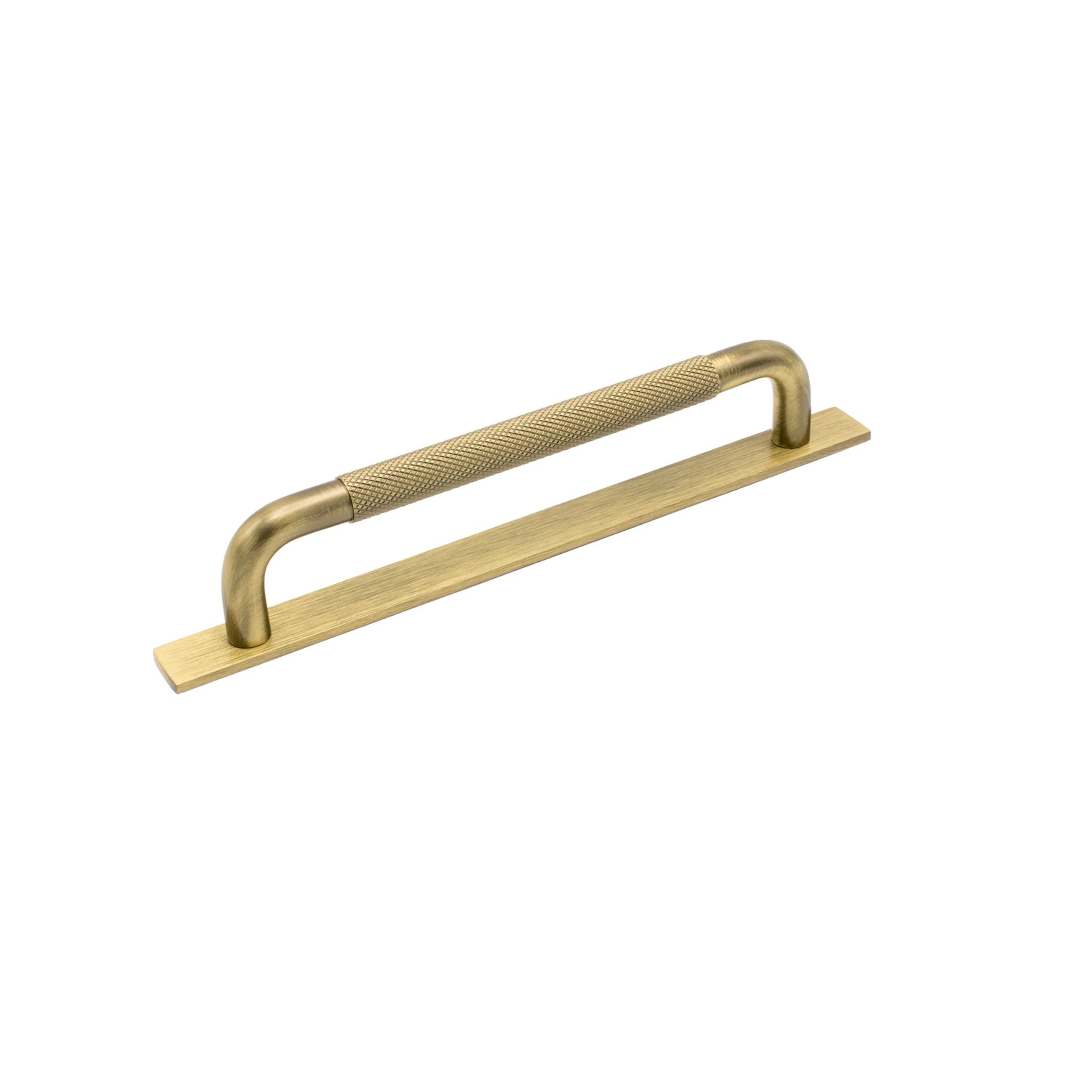 Handtag Helix/bricka-160 antik brons Antik Brons, Längd: 202 mm