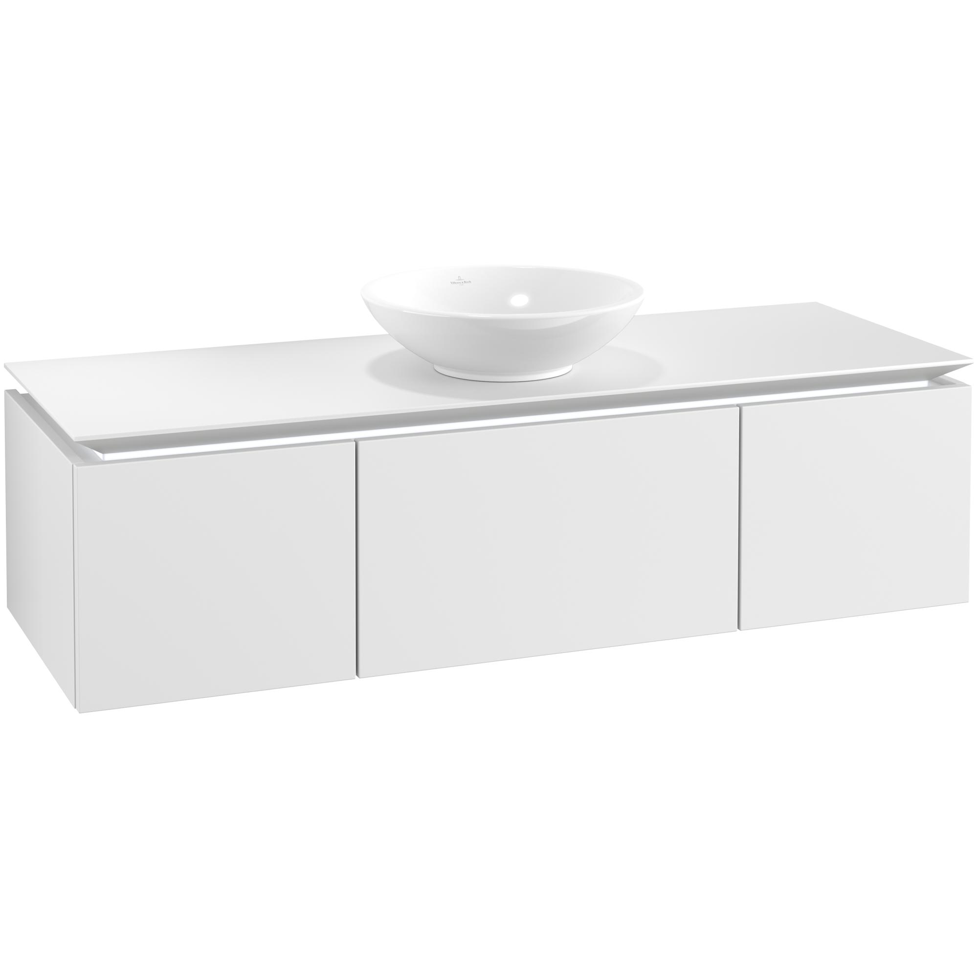 Tvättställsskåp Villeroy & Boch Legato Kompakt med 3 Lådor för Ytmonterat Tvättställ från Övriga V&B Serier