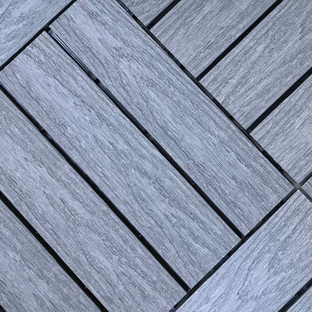 gop Woodlon golvplattor Light Grey L:300 B:300 H:22,2 mm Ljusgrå