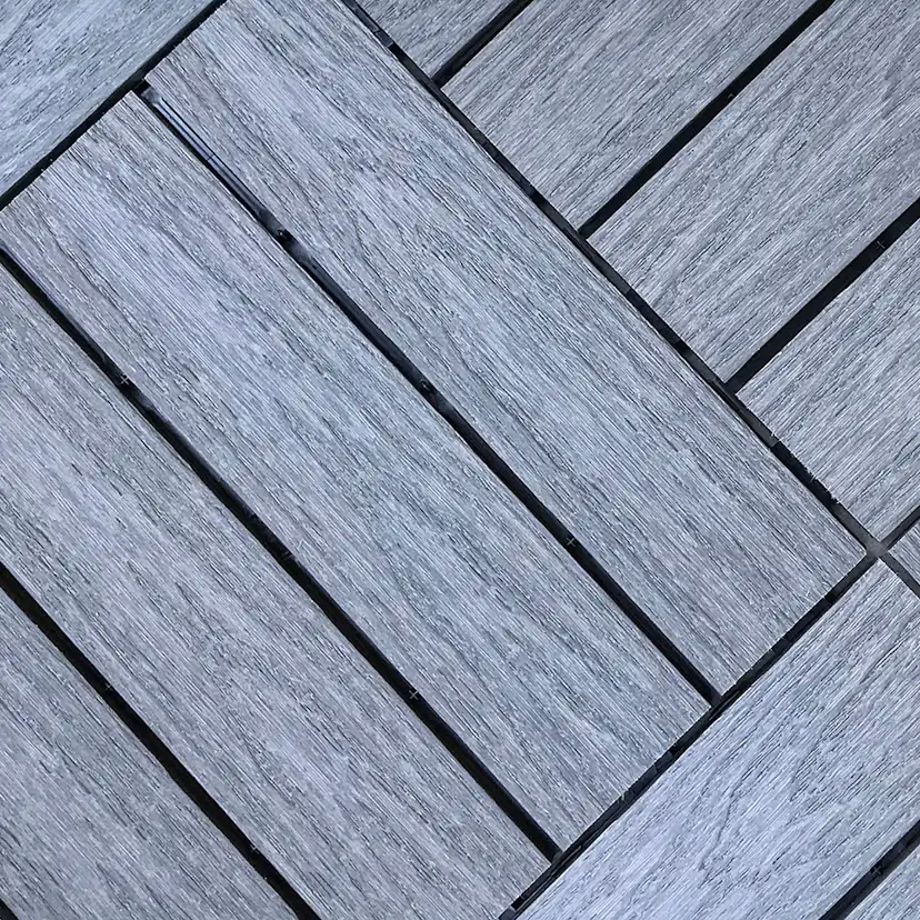 gop Woodlon golvplattor Light Grey L:300 B:300 H:22,2 mm Ljusgrå
