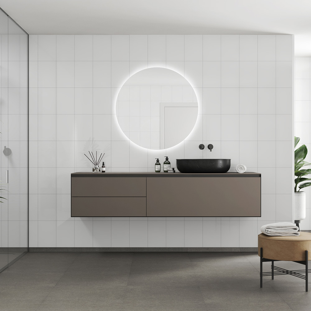 Våtrumsskiva Fibo Denver White 3091 M2030-HG