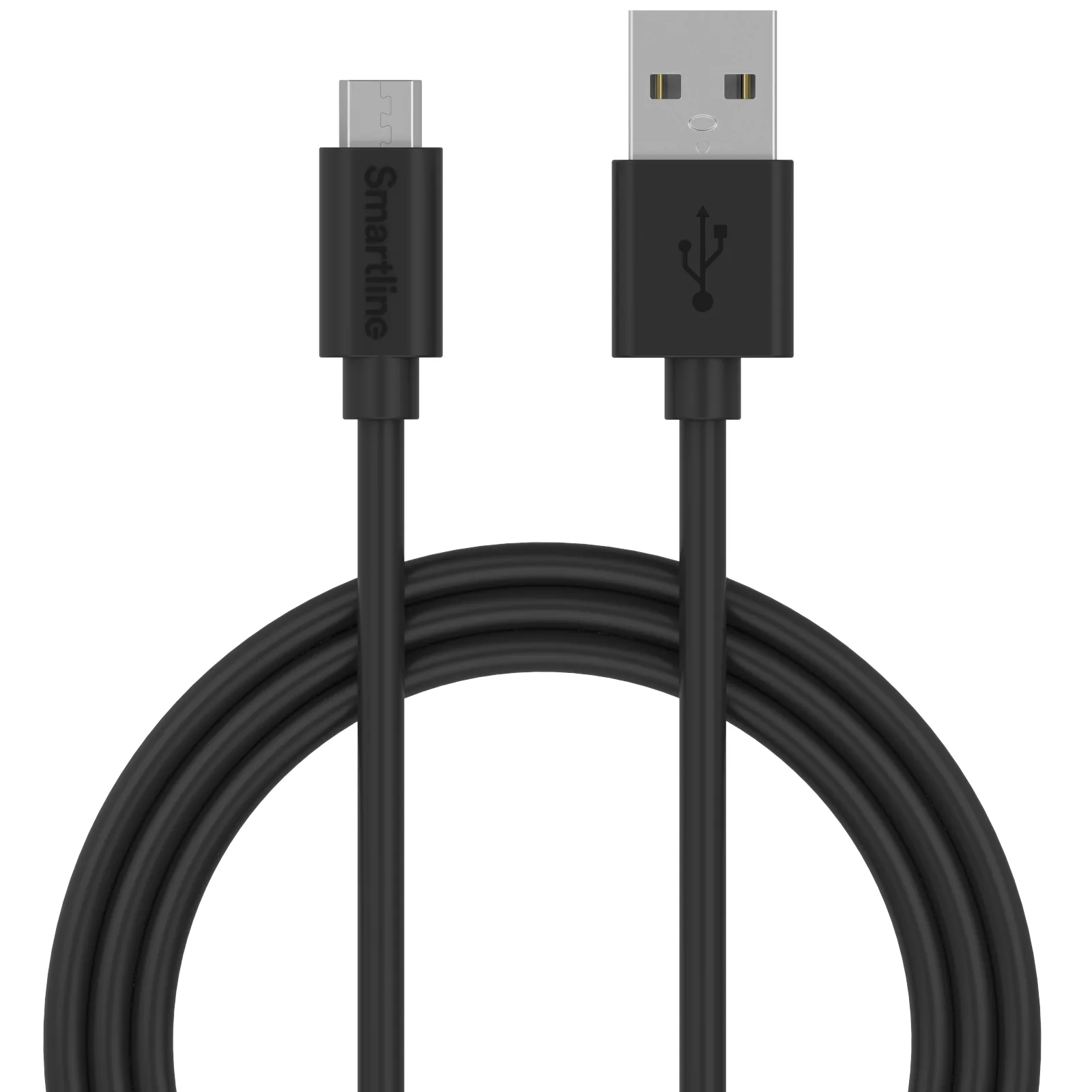 USB cable Micro 1m Svart, Kabellängd: 1 m