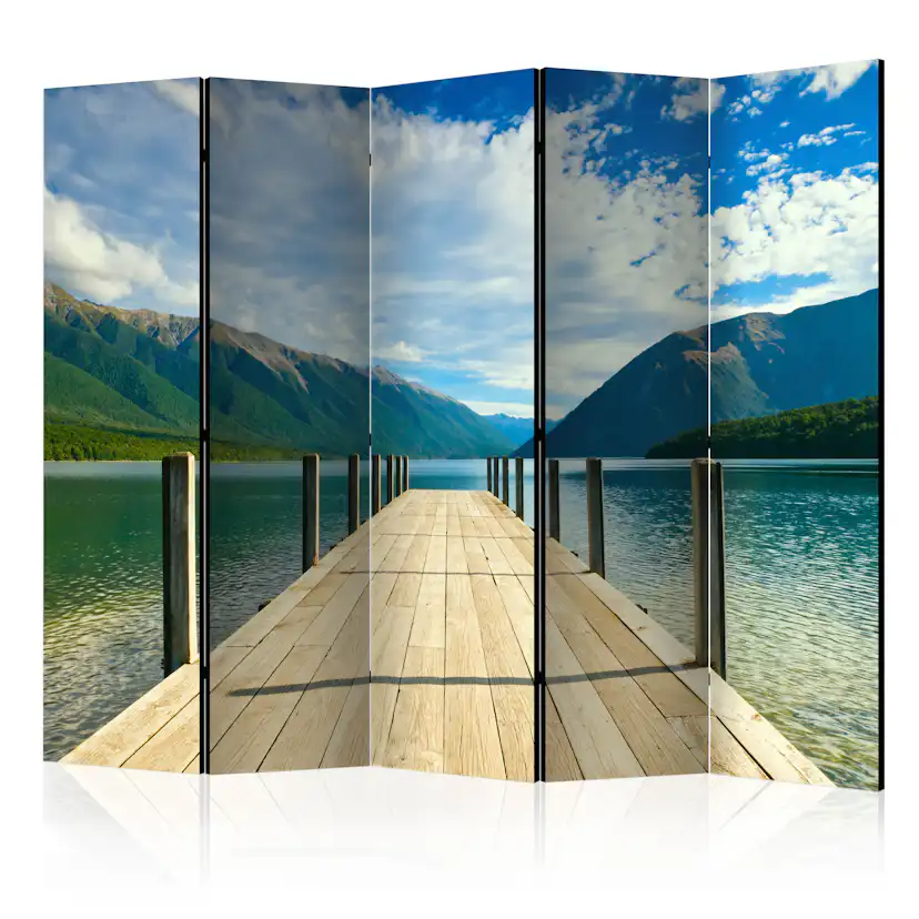 Rumsavdelare Skärmvägg Arkiio Mountain Lake Bridge II 225x172 cm