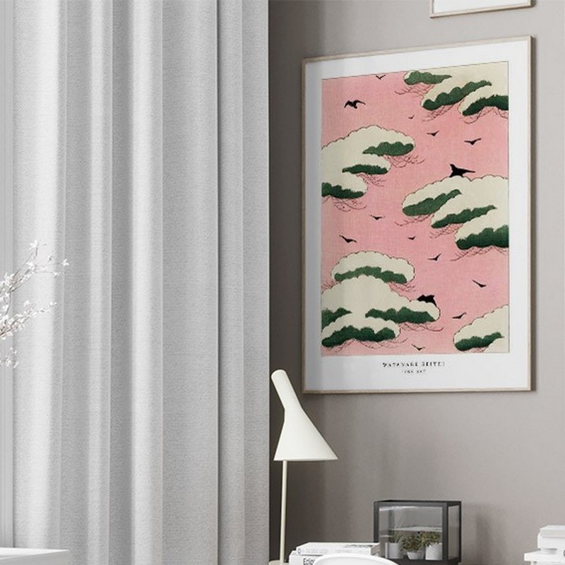 Poster Gallerix Pink Sky By Watanabe Seitei