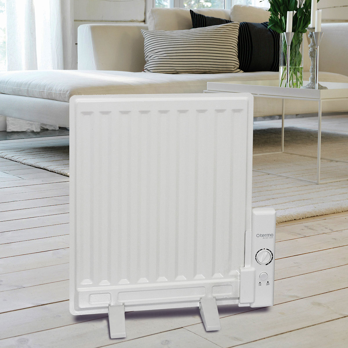 BIMETALLRADIATOR BASIC 230V 400W BxH: 490x555 mm