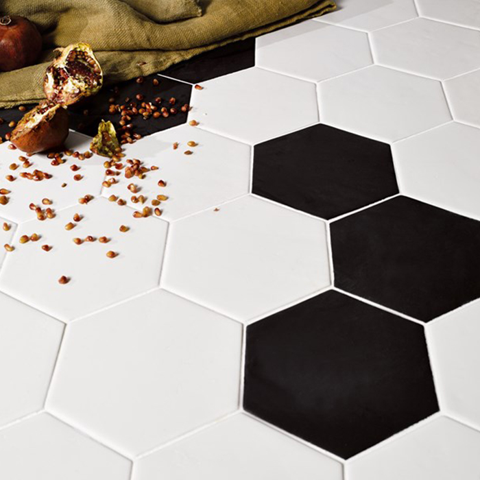 Klinker Konradssons Hexatile Negro Svart 18x20 cm
