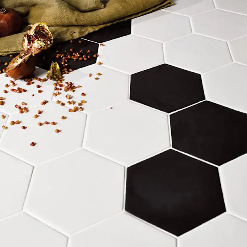 Klinker Konradssons Hexatile Blanco Vit 18x20 cm