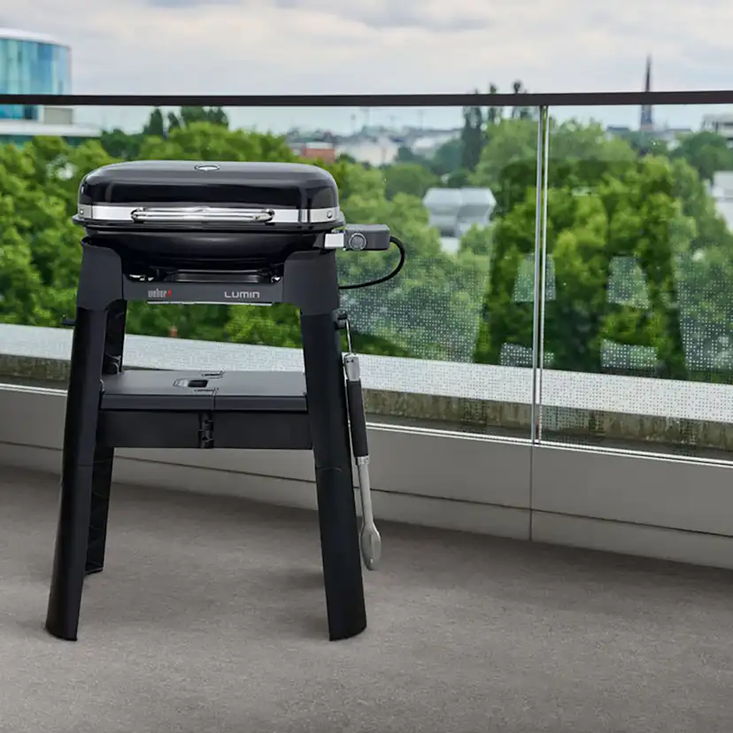 Elgrill Weber Lumin med ställning