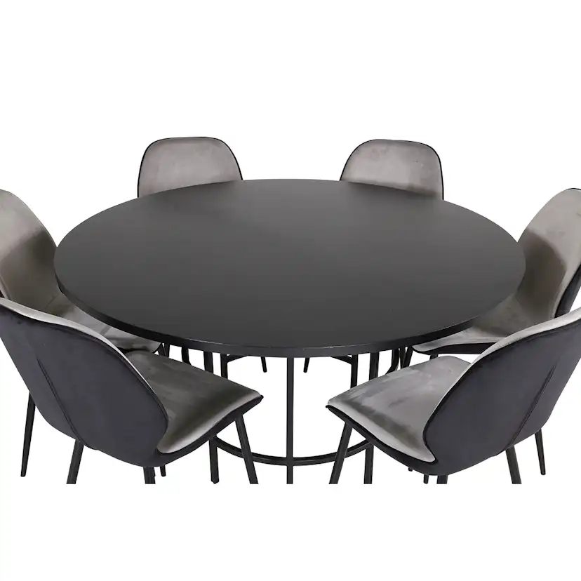 Matgrupp furniture/fashion Copenhagen Ø140 cm med 6 Emma Stolar