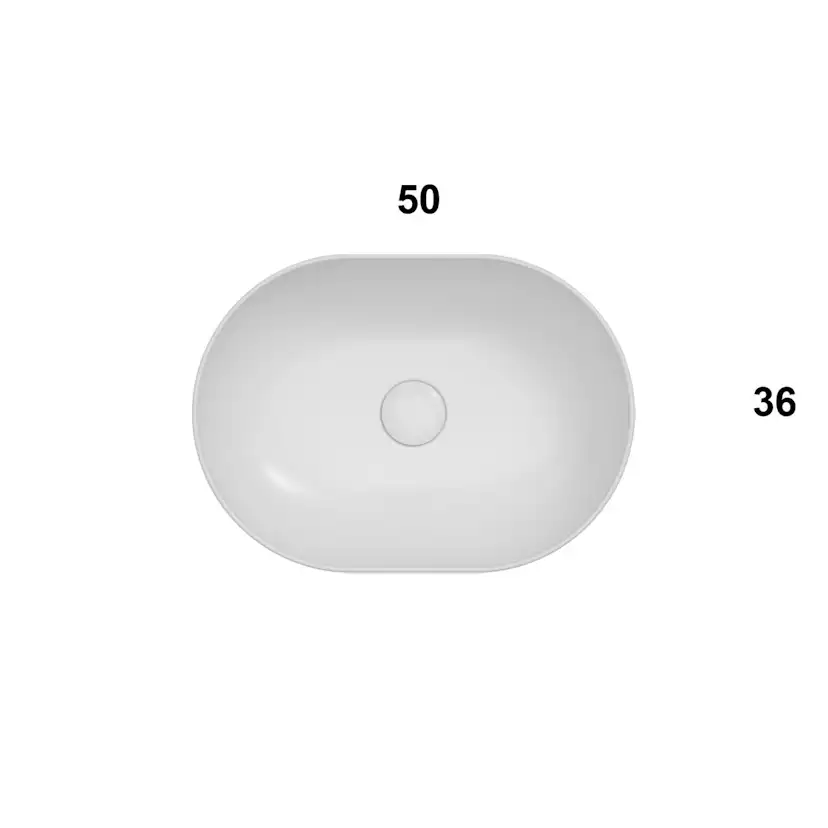 Tvättställ Globo T-Edge Ovalt