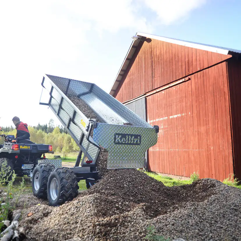 Tippvagn Kellfri 1420 kg till ATV