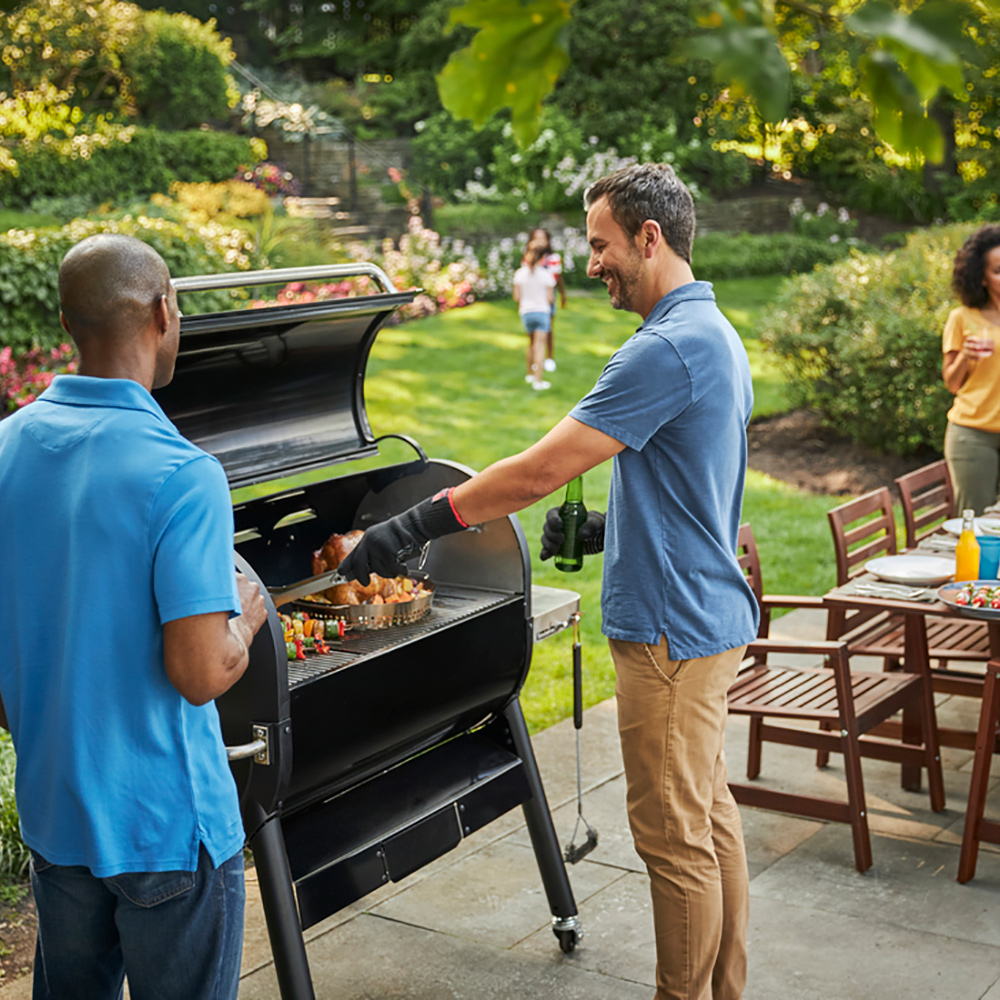 Träpelletsgrill Weber SmokeFire EX6 GBS Svart, Grillyta med 2 Zoner