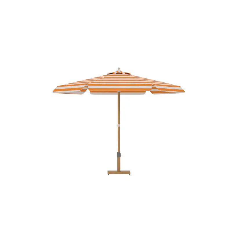 Cerox Umbrella 270 cm - Peach / White Peach