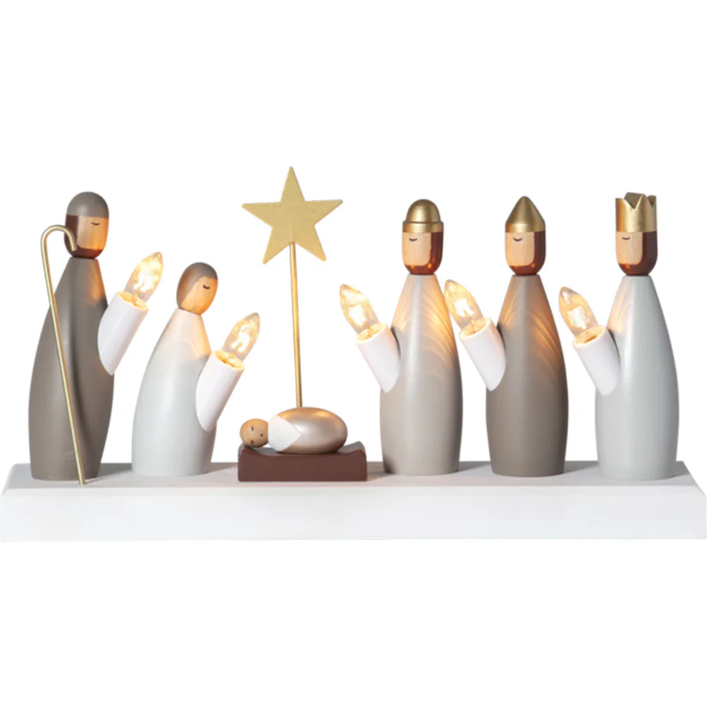 Adventsljusstake Star Trading Krubba