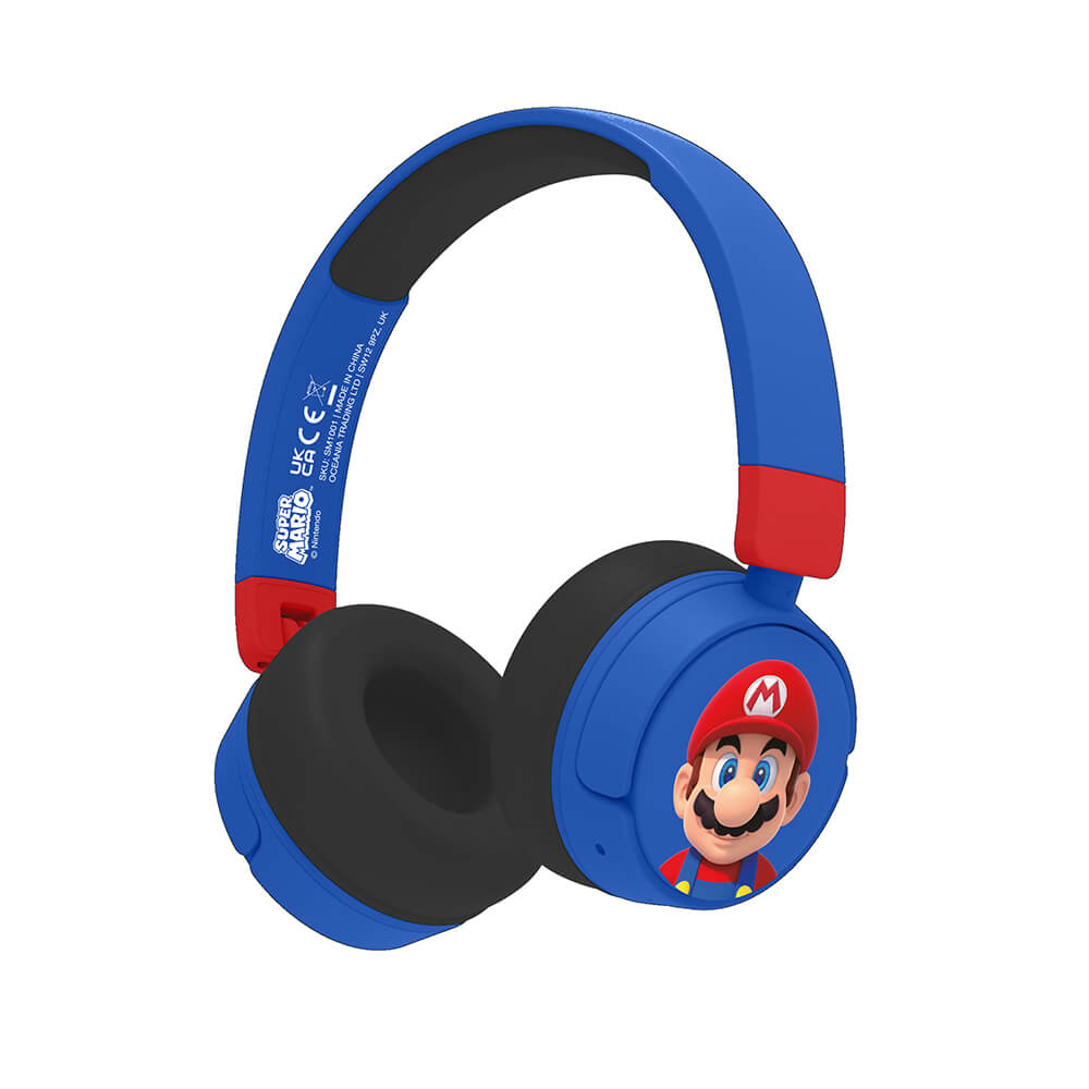 Hörlur SUPER MARIO On-Ear Kids Trådlös 85/95dB