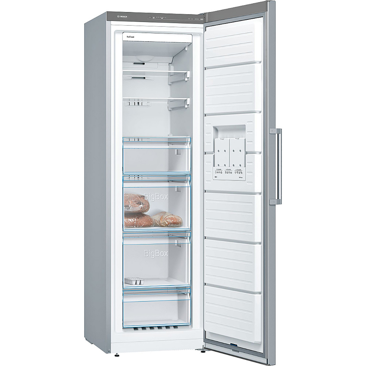 Fristående Frys Bosch GSN36VIEP Serie 4 Rostfri