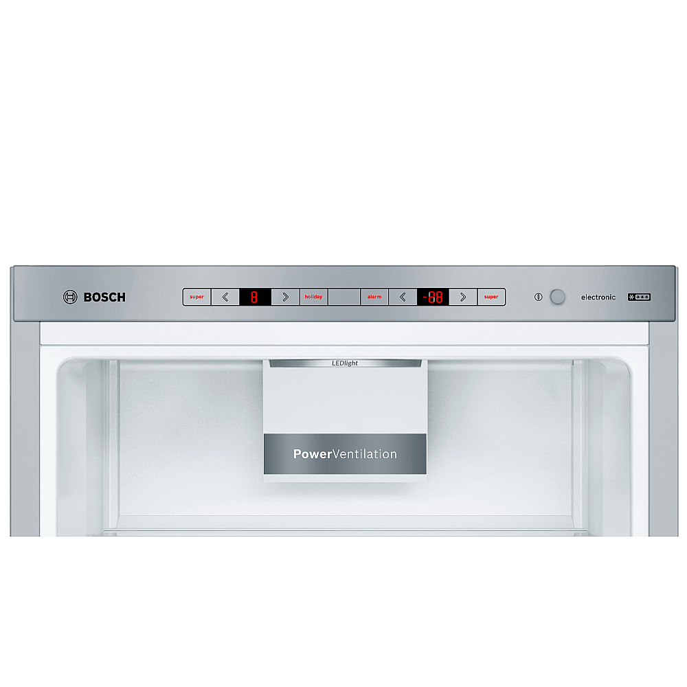 Fristående Kyl & Frys Bosch Serie 6 KGE398IBP Rostfri med Två Kylsystem För Optimal Nedkylning