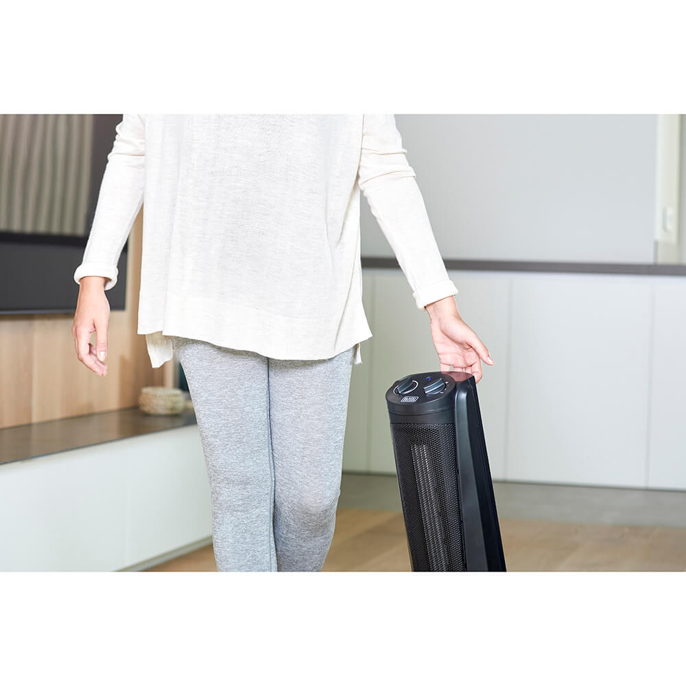 Tornvärmare Black+Decker Keramisk 2000W Svart