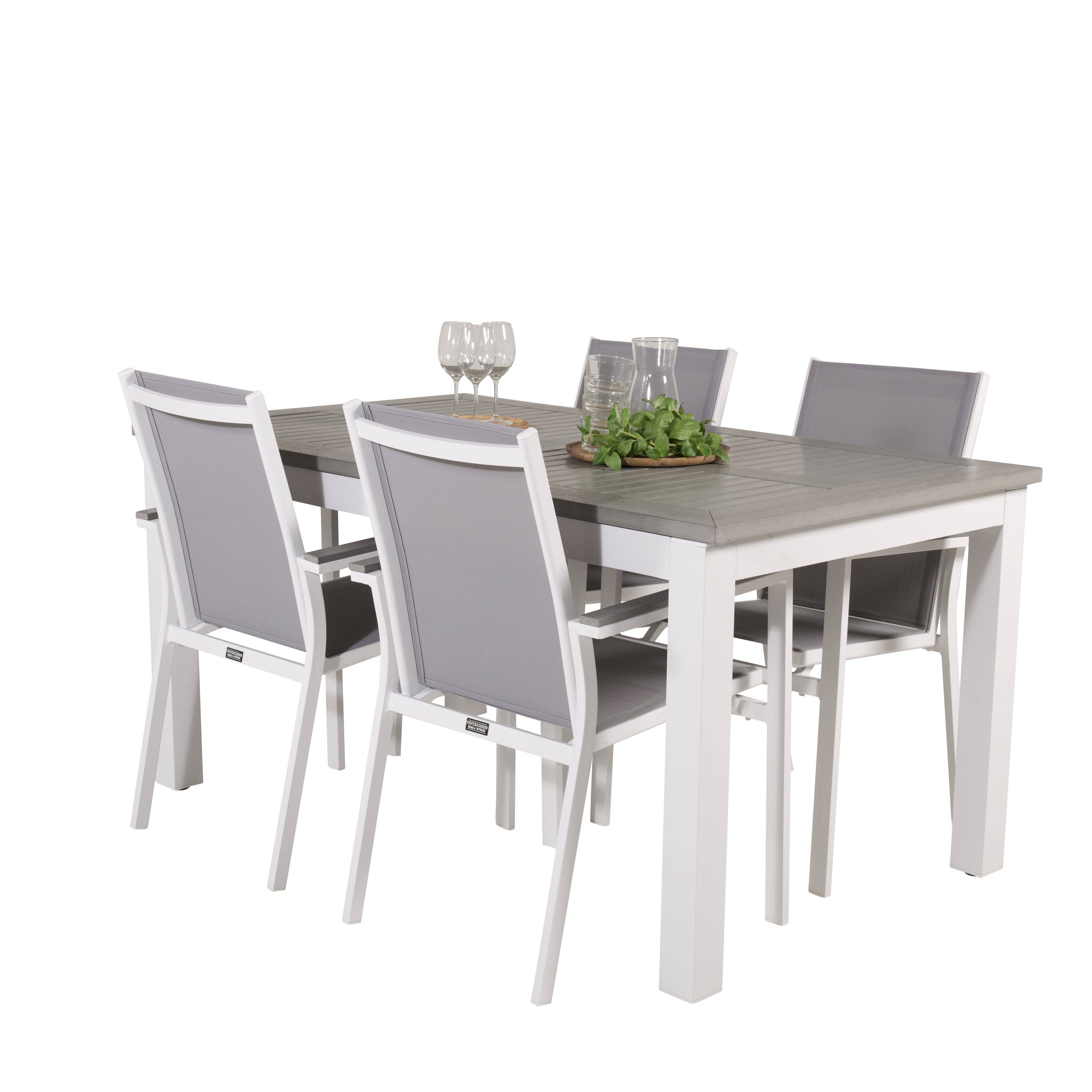 Matgrupp Venture Home Aleyna 160/240 med 4 Pincy Stolar