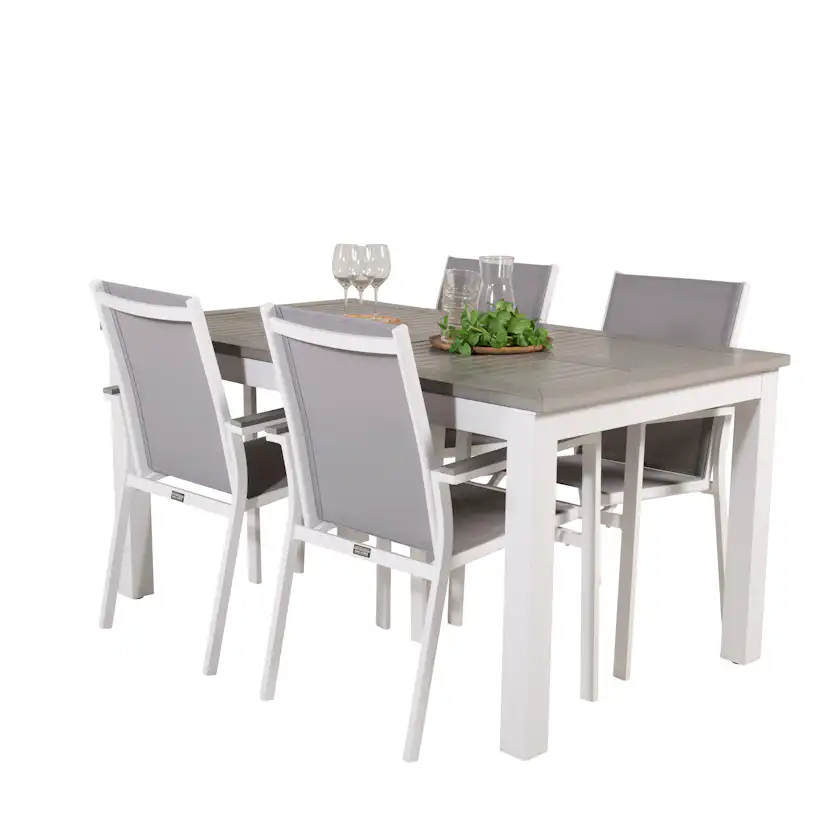 Matgrupp Venture Home Aleyna 160/240 med 4 Pincy Stolar