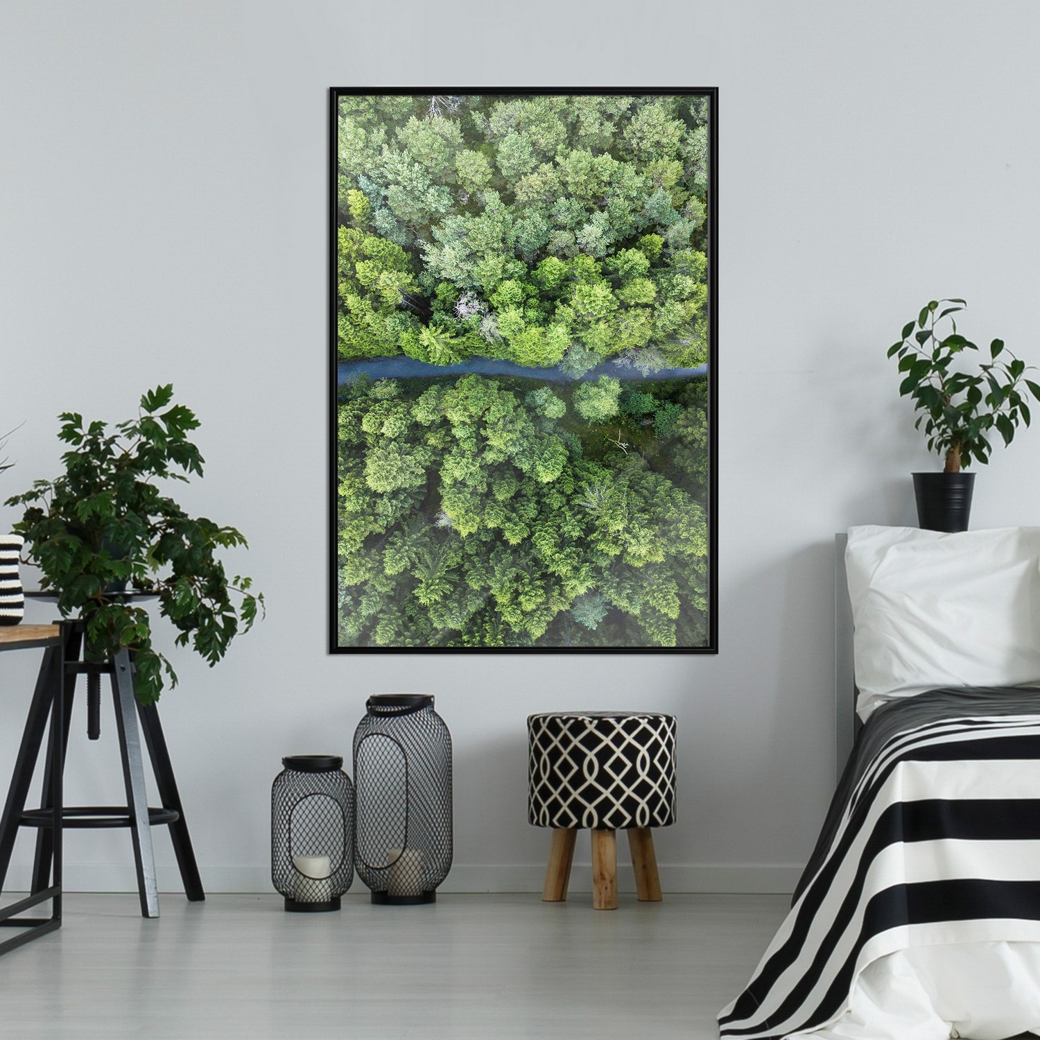 Poster Artgeist Affisch Road Through Forest