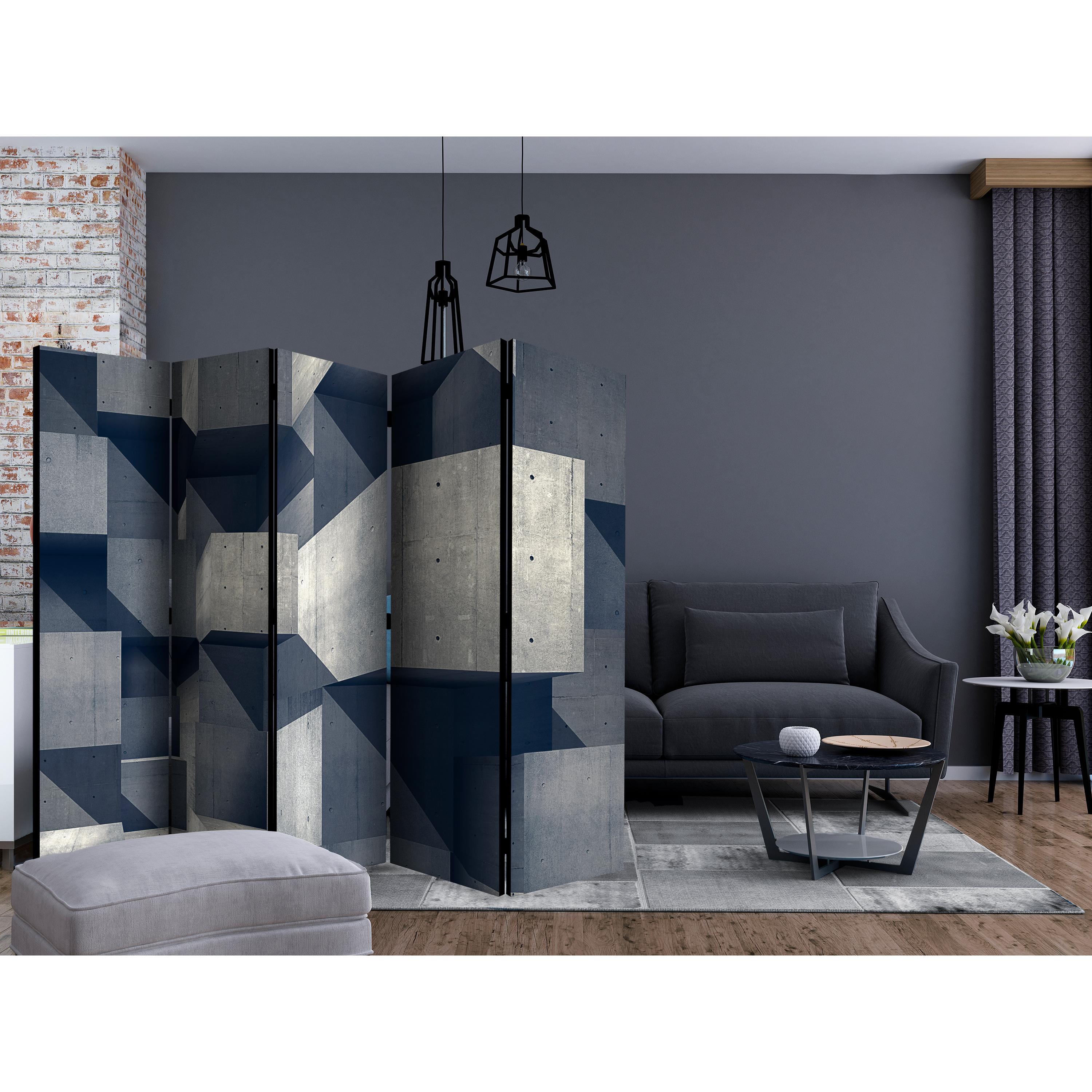 Rumsavdelare Skärmvägg Arkiio Concrete City II 225x172 cm