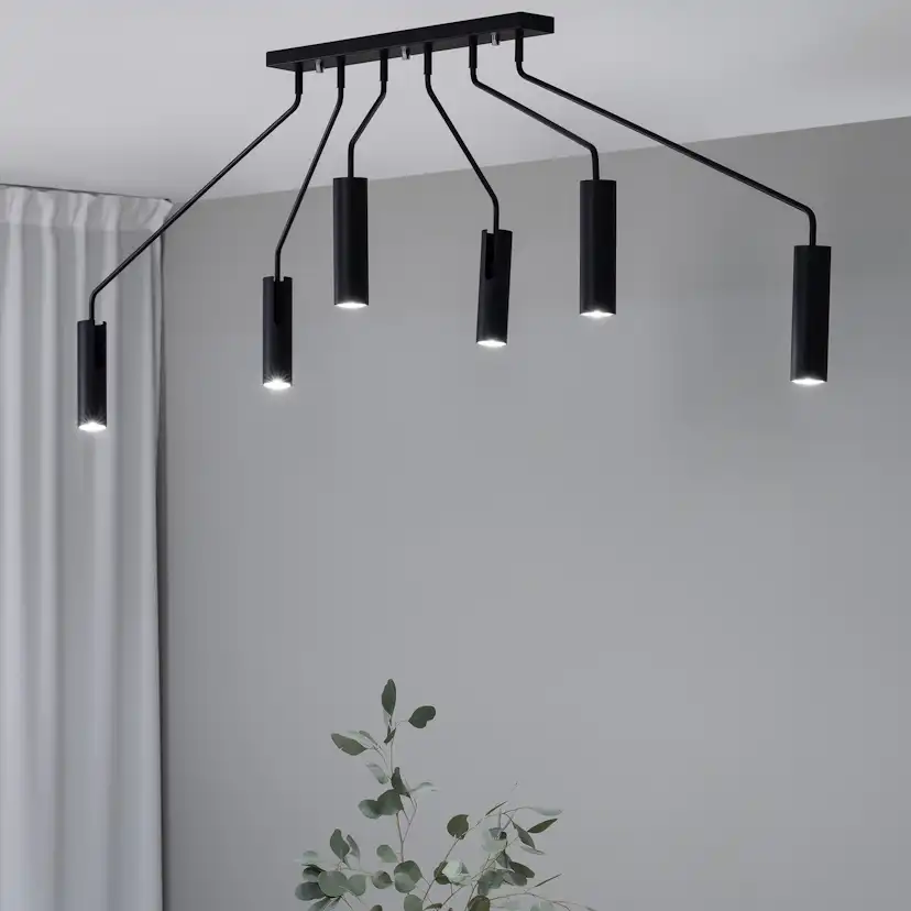 Taklampa Markslöjd Ramus Tak 6L Svart