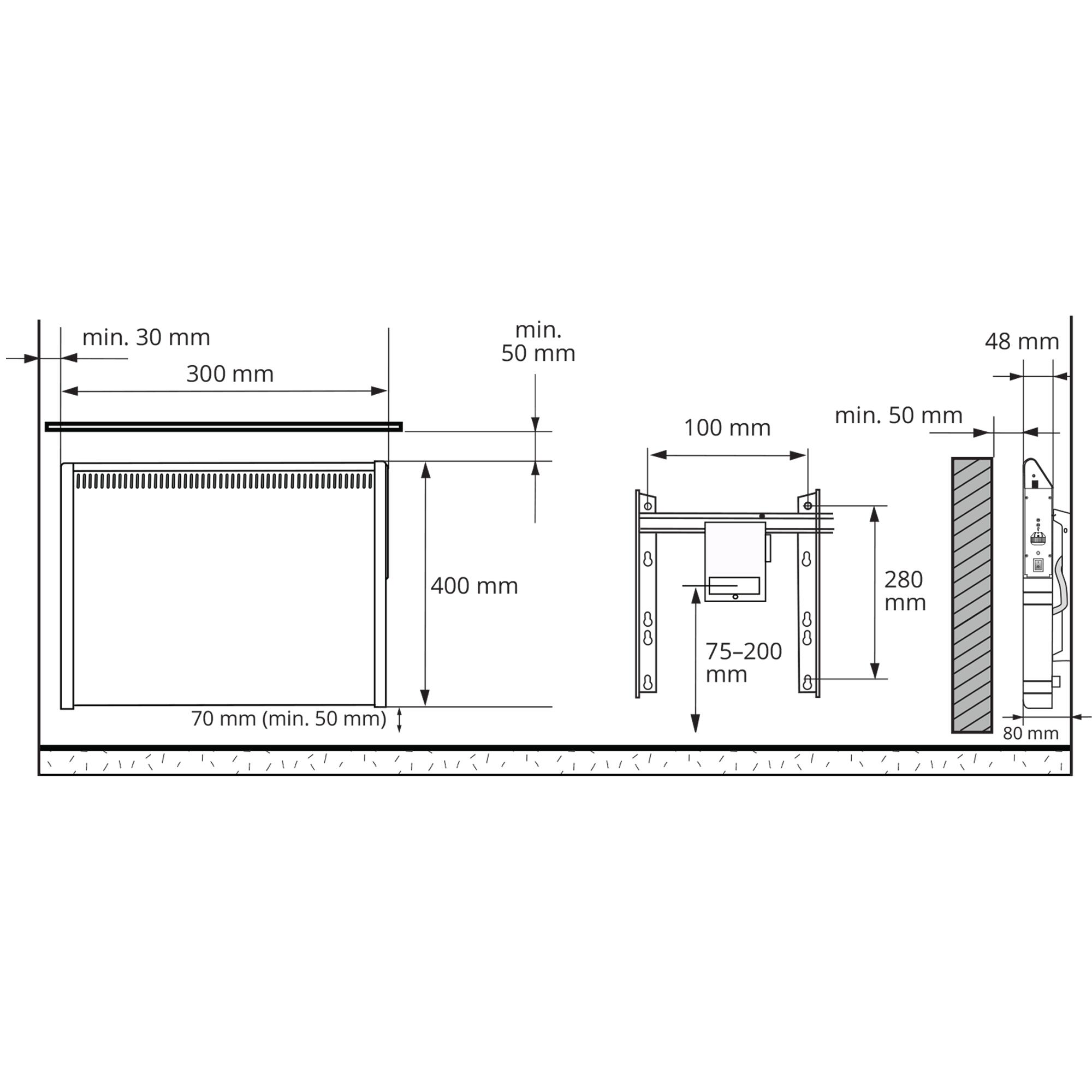 ELRADIATOR TASO 200W/230V BT Taso 200W/230V