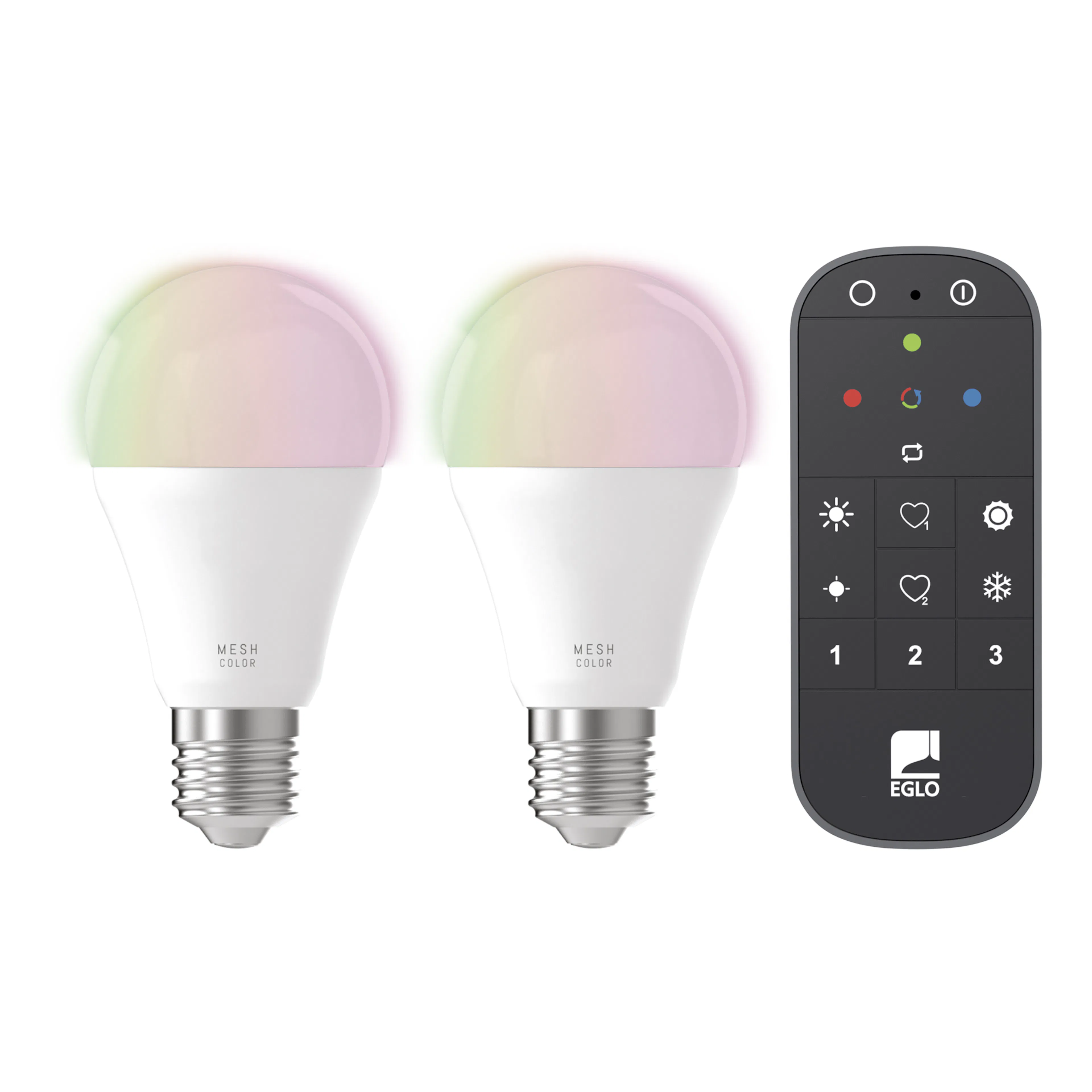 Ljuskälla Eglo 2xLM-ZIG-RGB/CCT E27 A60 9W Opal