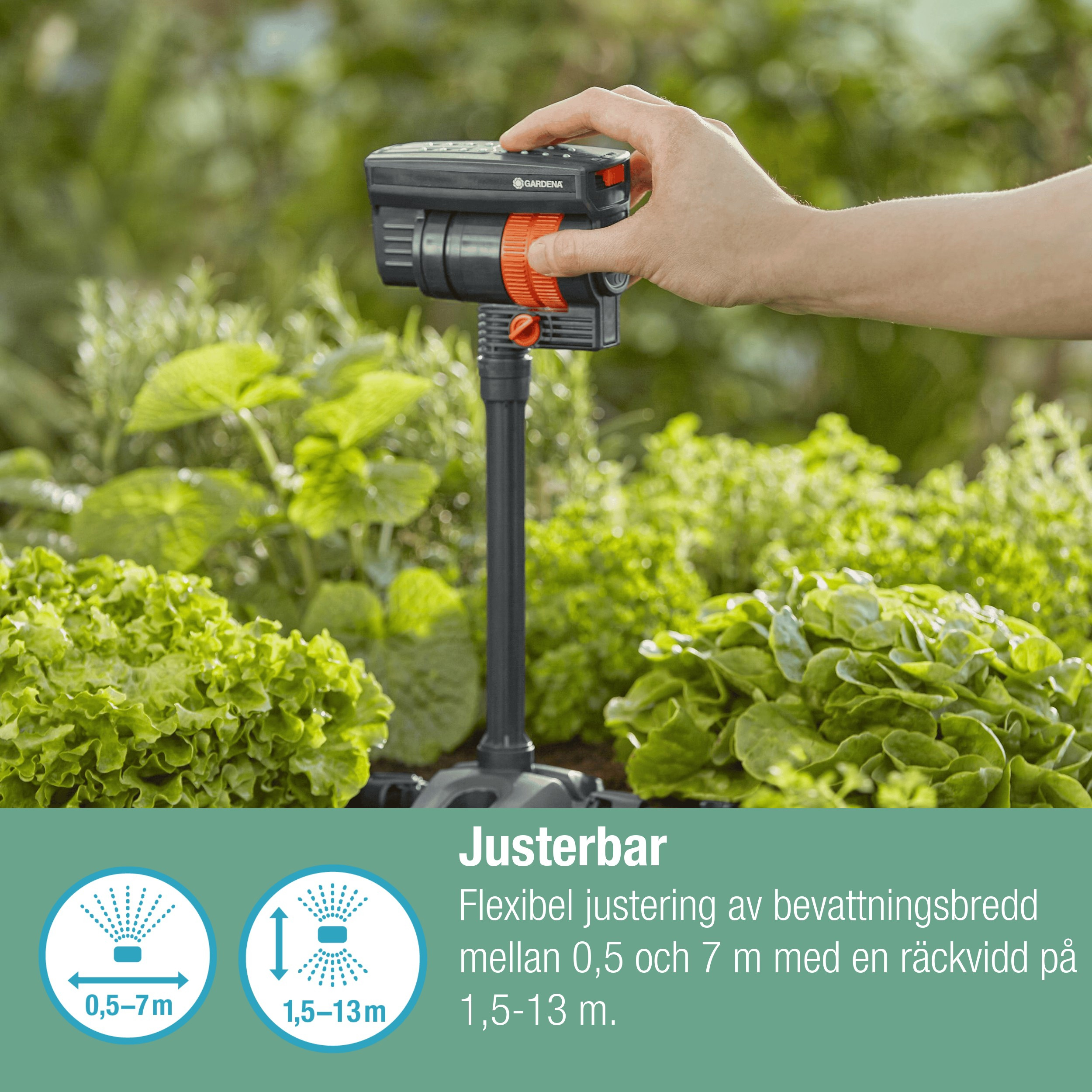 Rektangulärspridare Gardena Micro-Drip OS 90