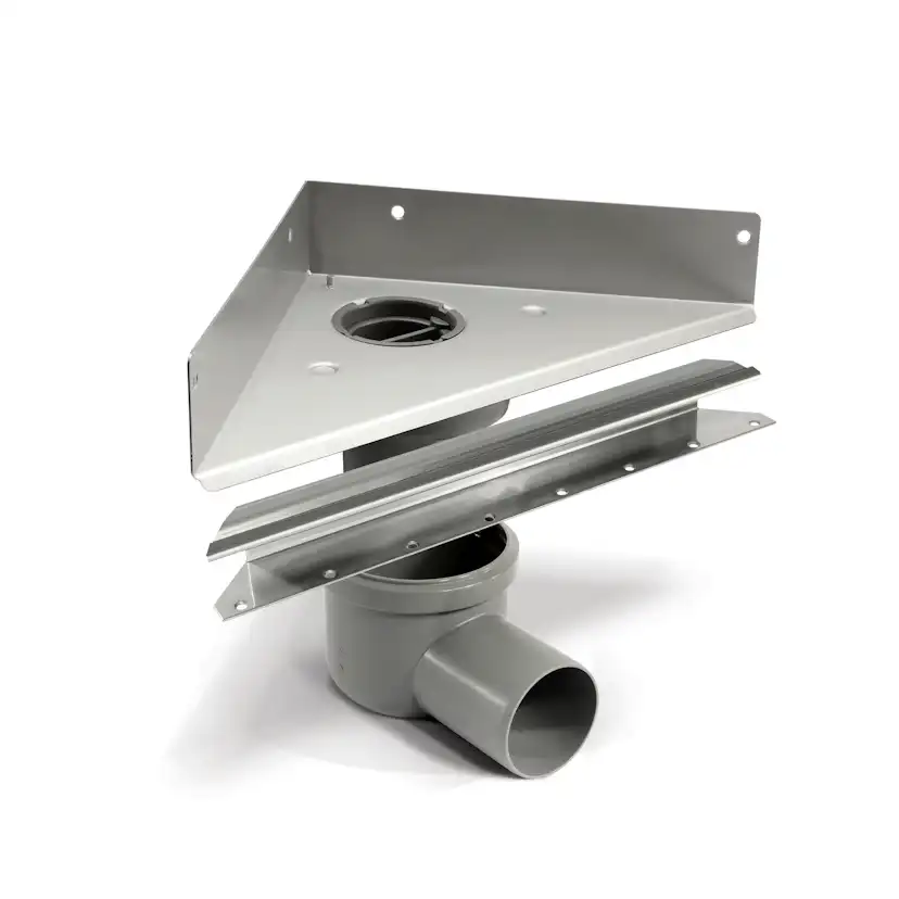 UNIDRAIN GRUNDPAKET 4013.0200 HÖRN MODELL, G-BRUNN Golvbrunnssil Unidrain HighLine Avloppsarmatur Friliggande med Justerbara Ingjutningsstöd
