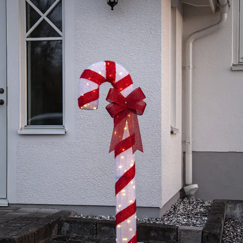 Utomhusdekoration CandyCane 150 cm 150 cm