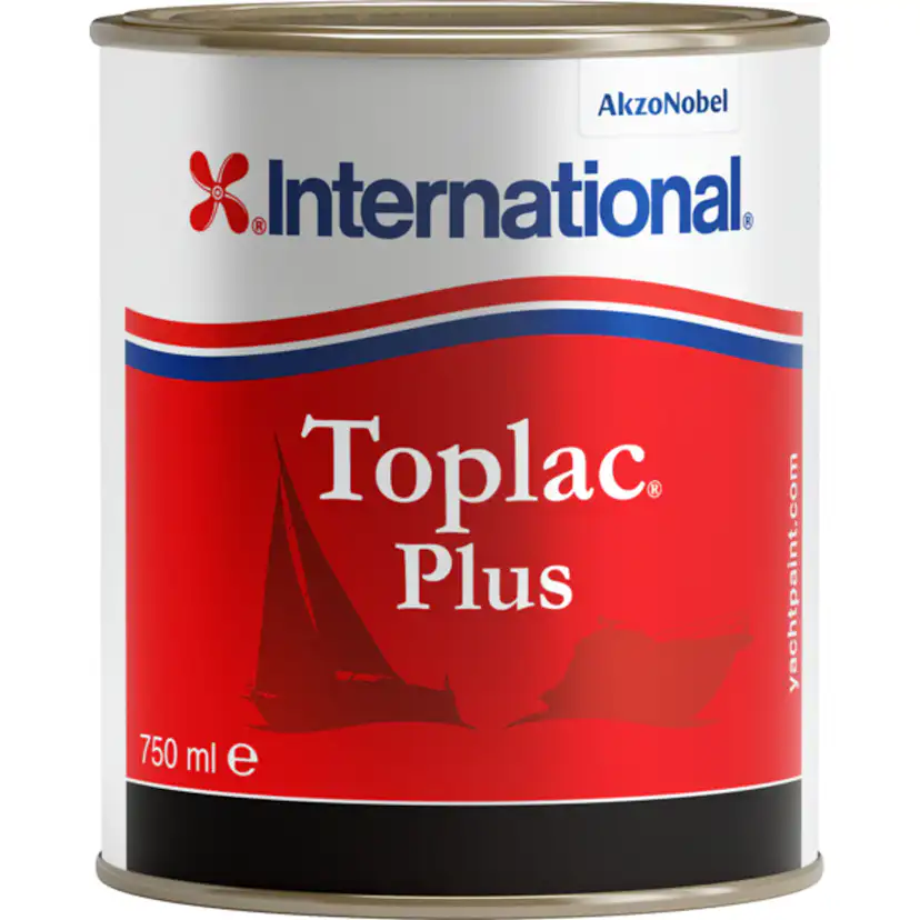 Toplac Plus Vit 001 0,375 L Lackfärg International Toplac Plus Vit