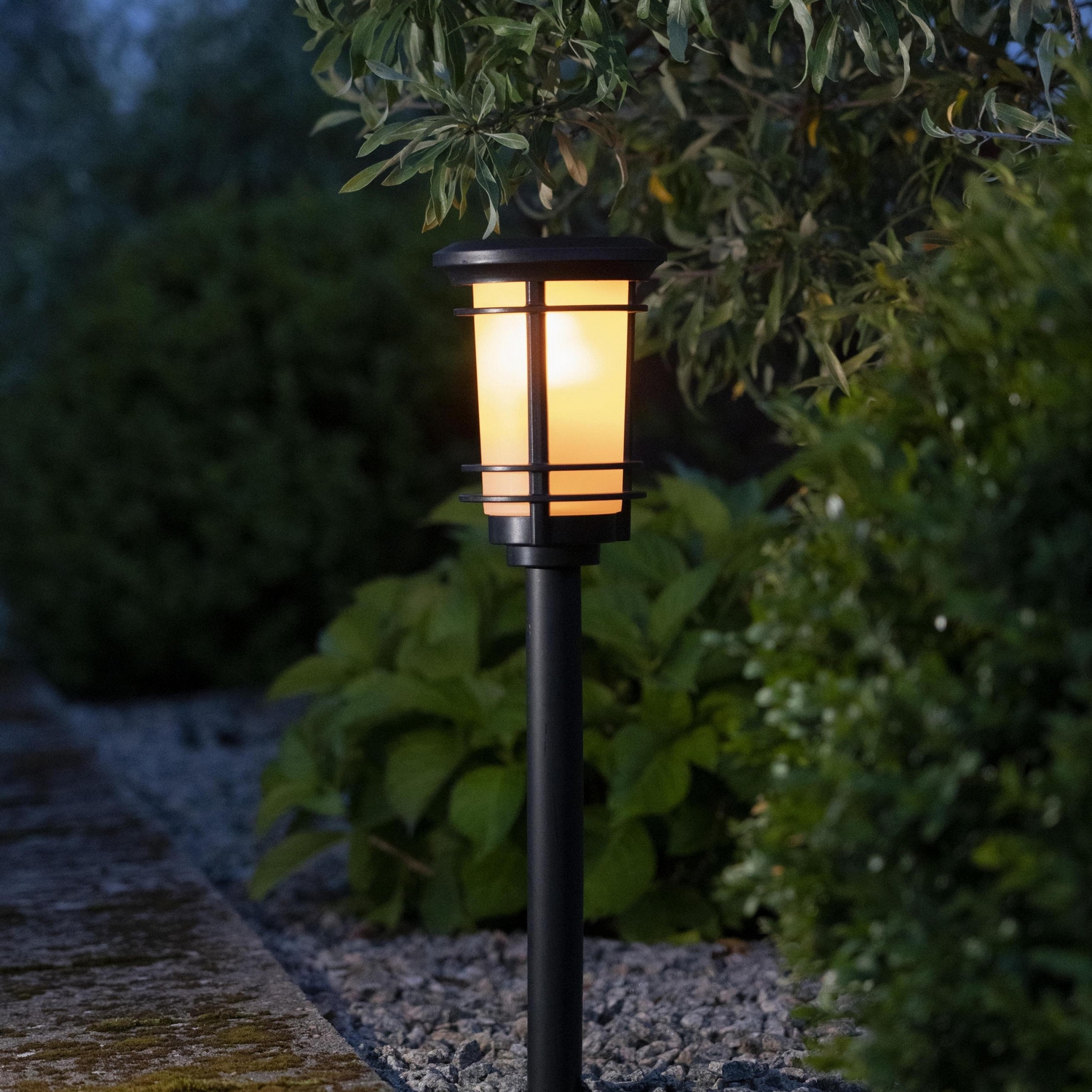 Solcellsfackla Star Trading Flame Path Design Twilight