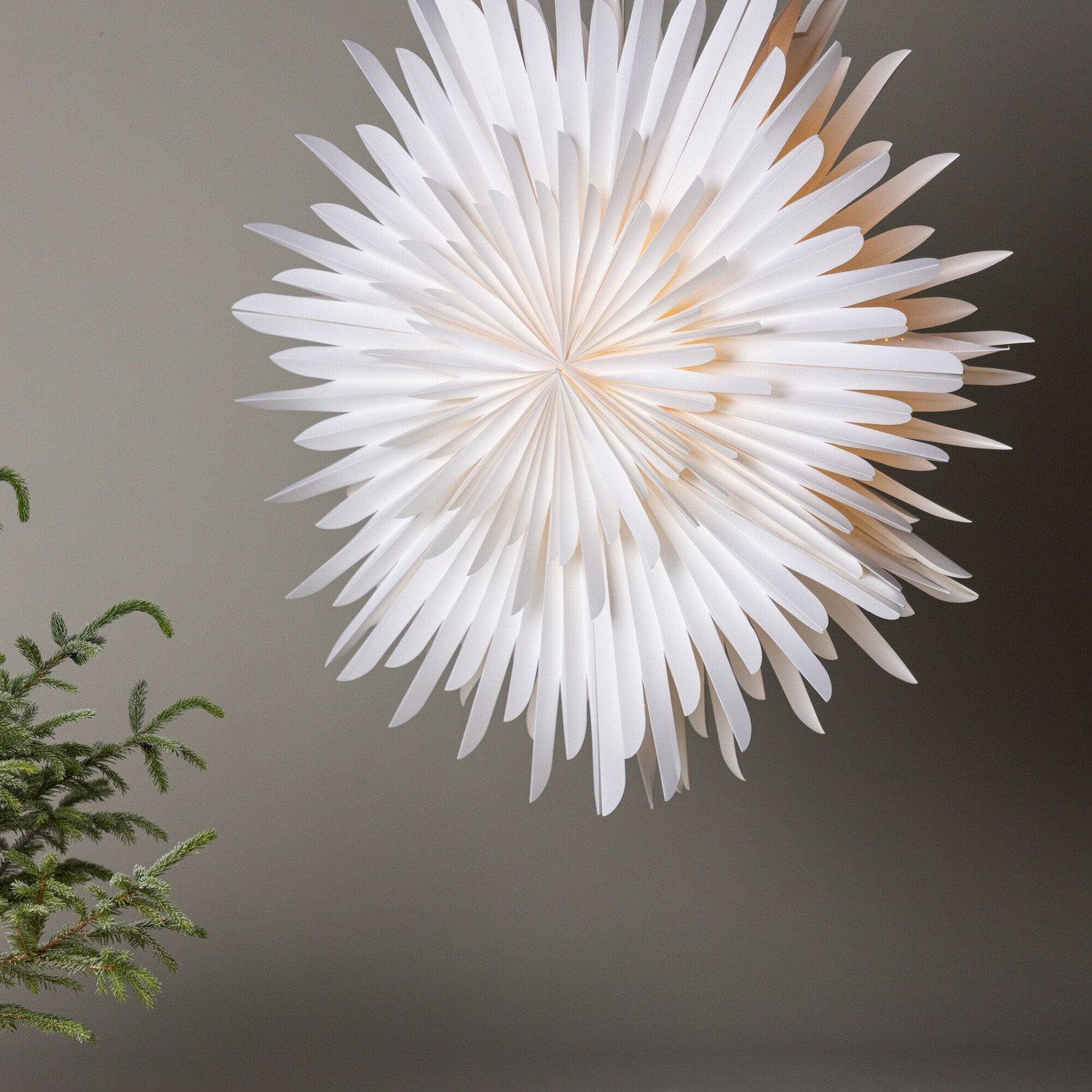 Sälen 100cm Pendant Lamp - White /  White Vit, 100 cm
