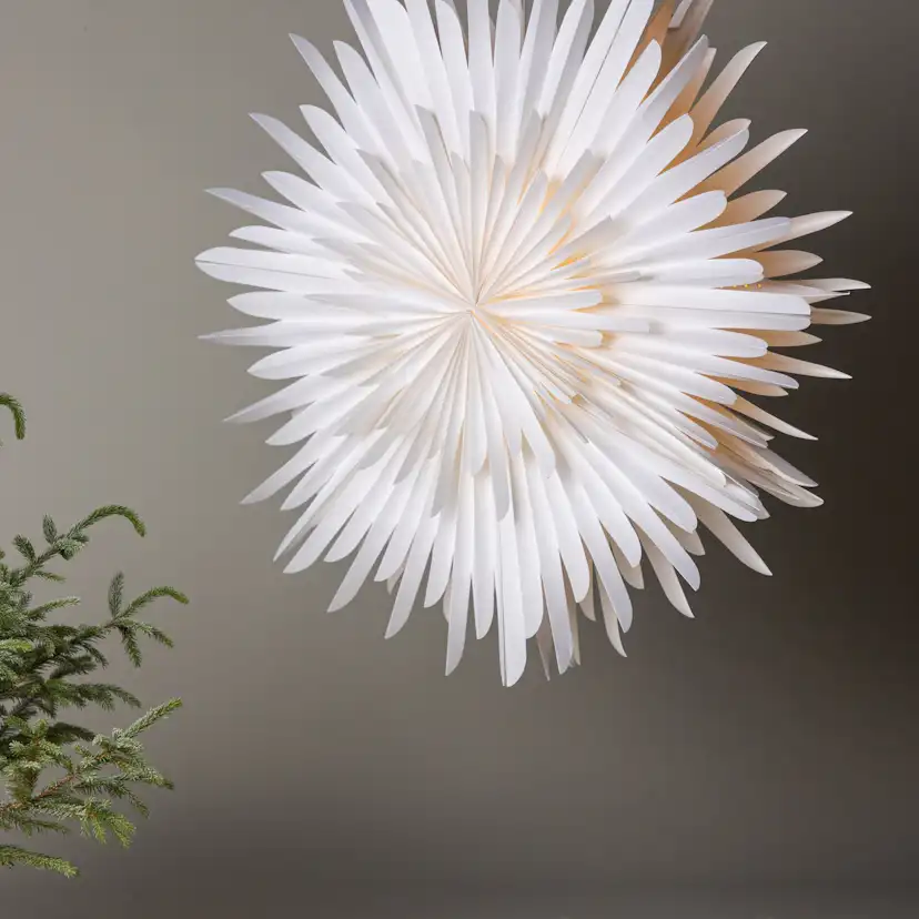 Sälen 100cm Pendant Lamp - White / White Vit, 100 cm