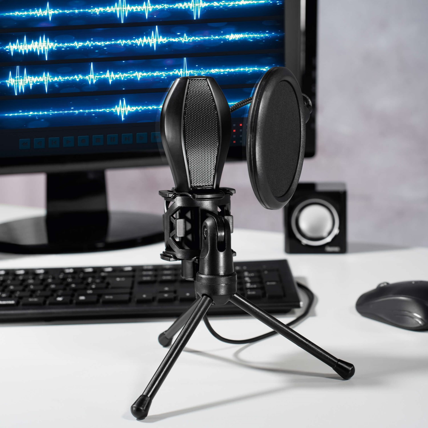 Mikrofon Hama Stream Usb Svart