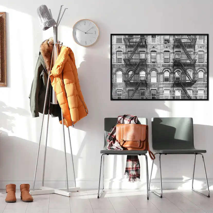 Poster Artgeist Affisch Brick Apartment