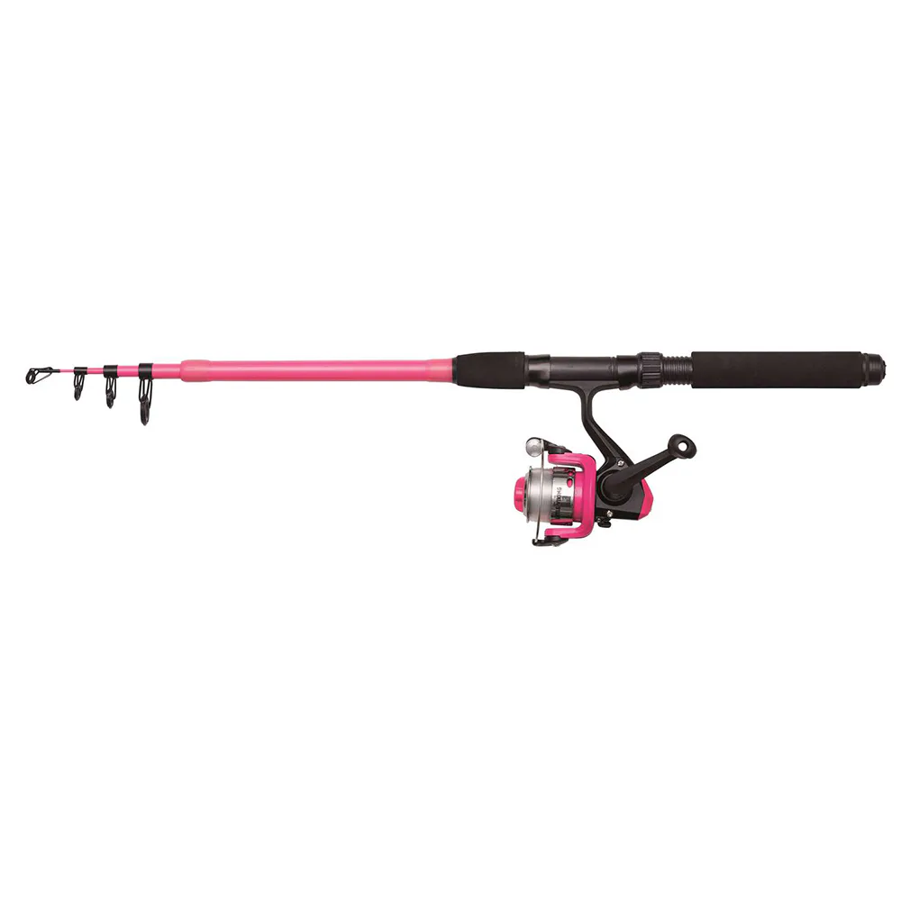 Fiskespö Kinetic Lille Viking Go Fishing Spin 5,6 Fot Röd