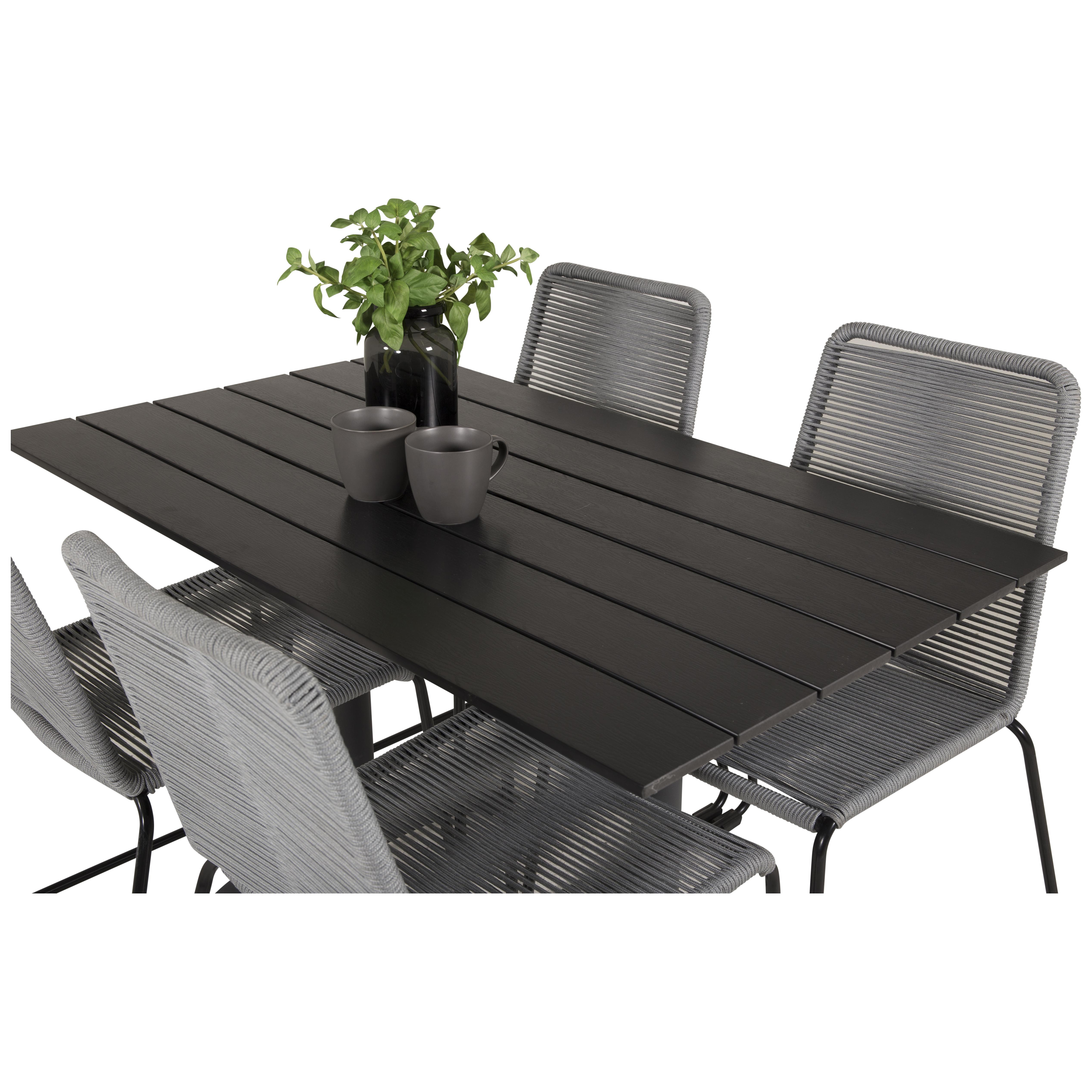 Matgrupp Venture Home Denver med 4 Lindos Stolar