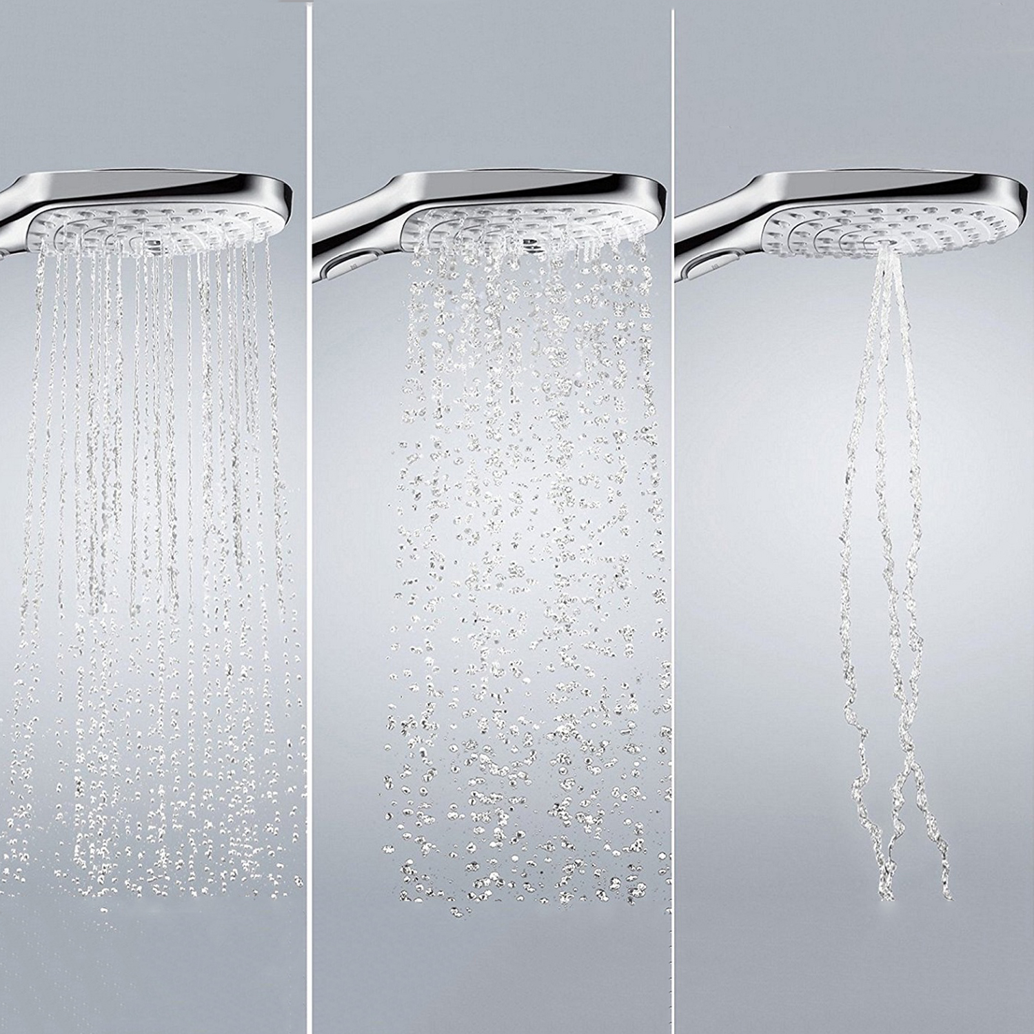 Takduschset Hansgrohe Raindance Select E 300 2jet Showerpipe Krom utan EcoSmart